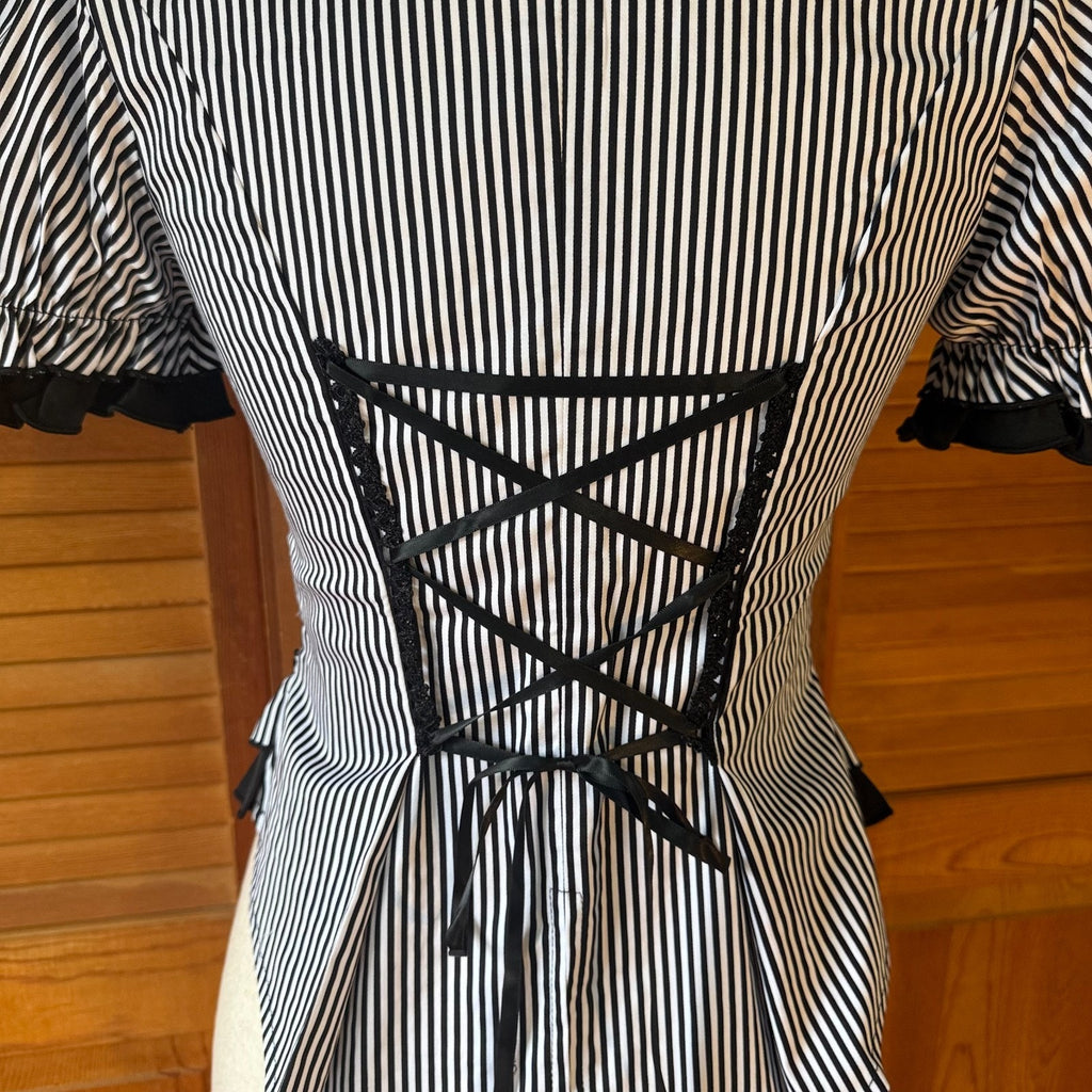 Dark In Love Gothic Lolita Victorian EGL Vkei Steampunk Jabot Shirt Blouse
