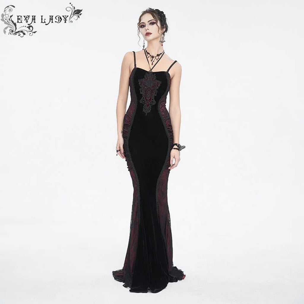 Devil Fashion Gothic Victorian Vampire Bloody Garden of Delight Gown Dress