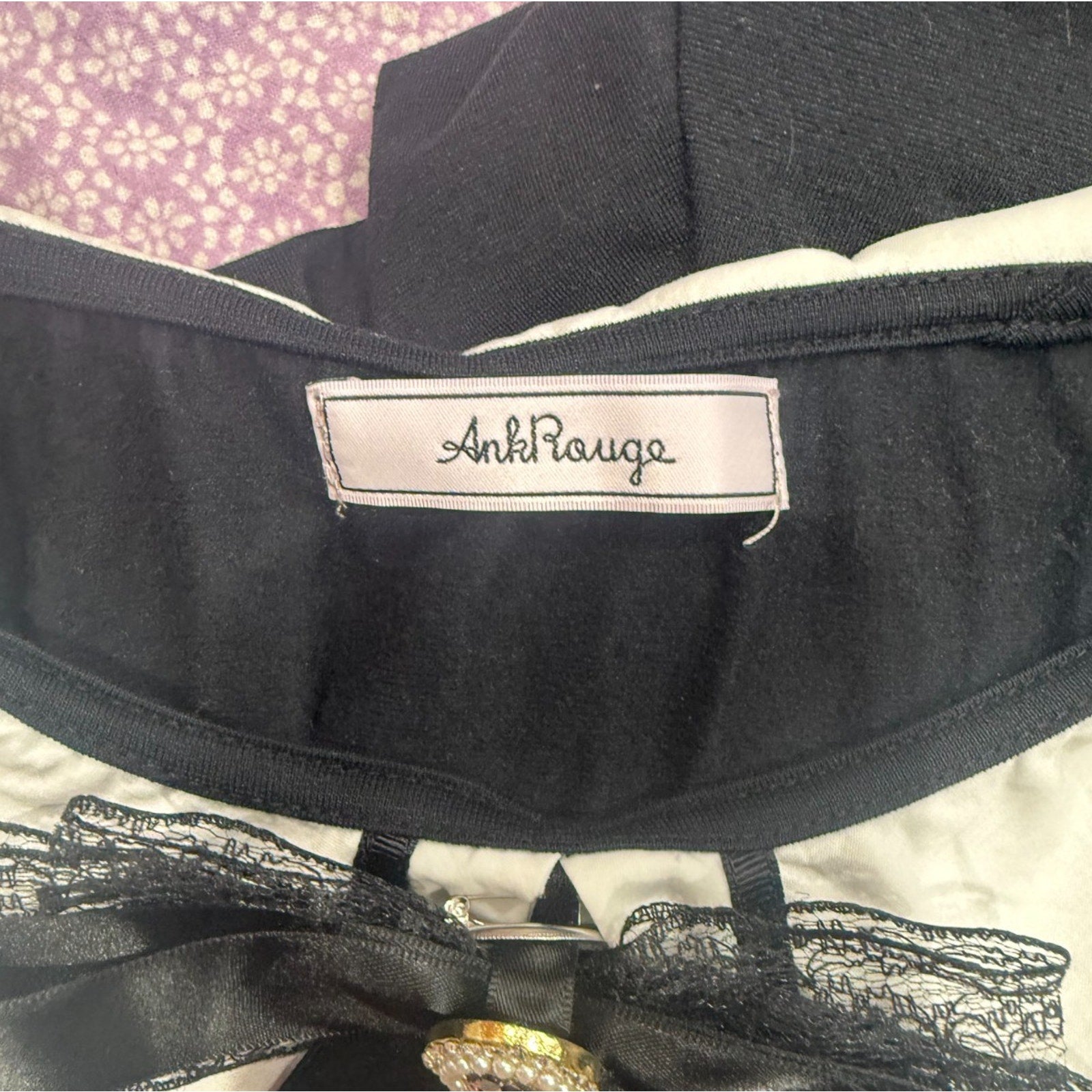 J-fashion Ank Rouge Gyaru Kawaii Dollcore Cutecore Black Sailor Collar Dress M