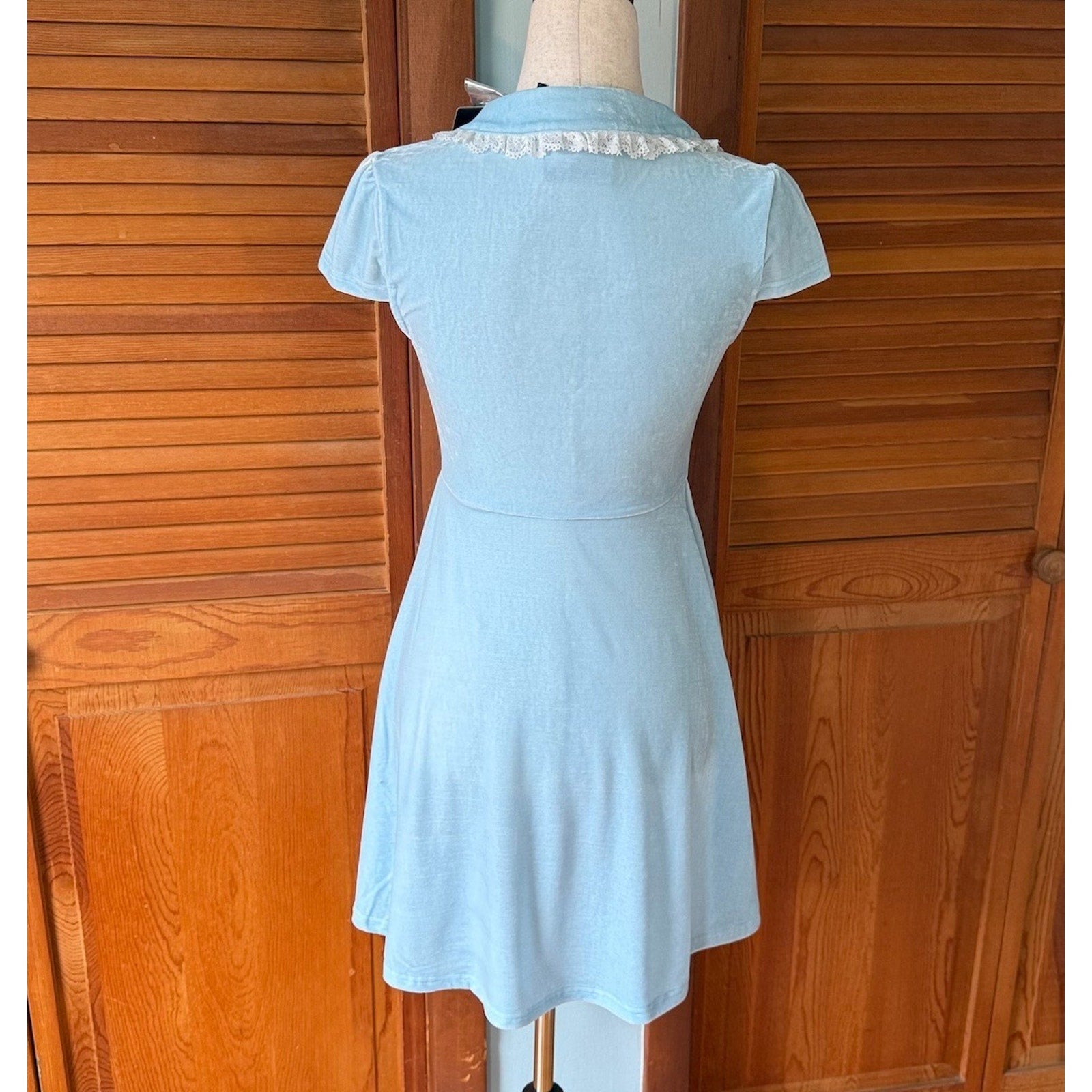 Killstar Gothic Lolita Punk Alice Light Blue Every Mourning Dress