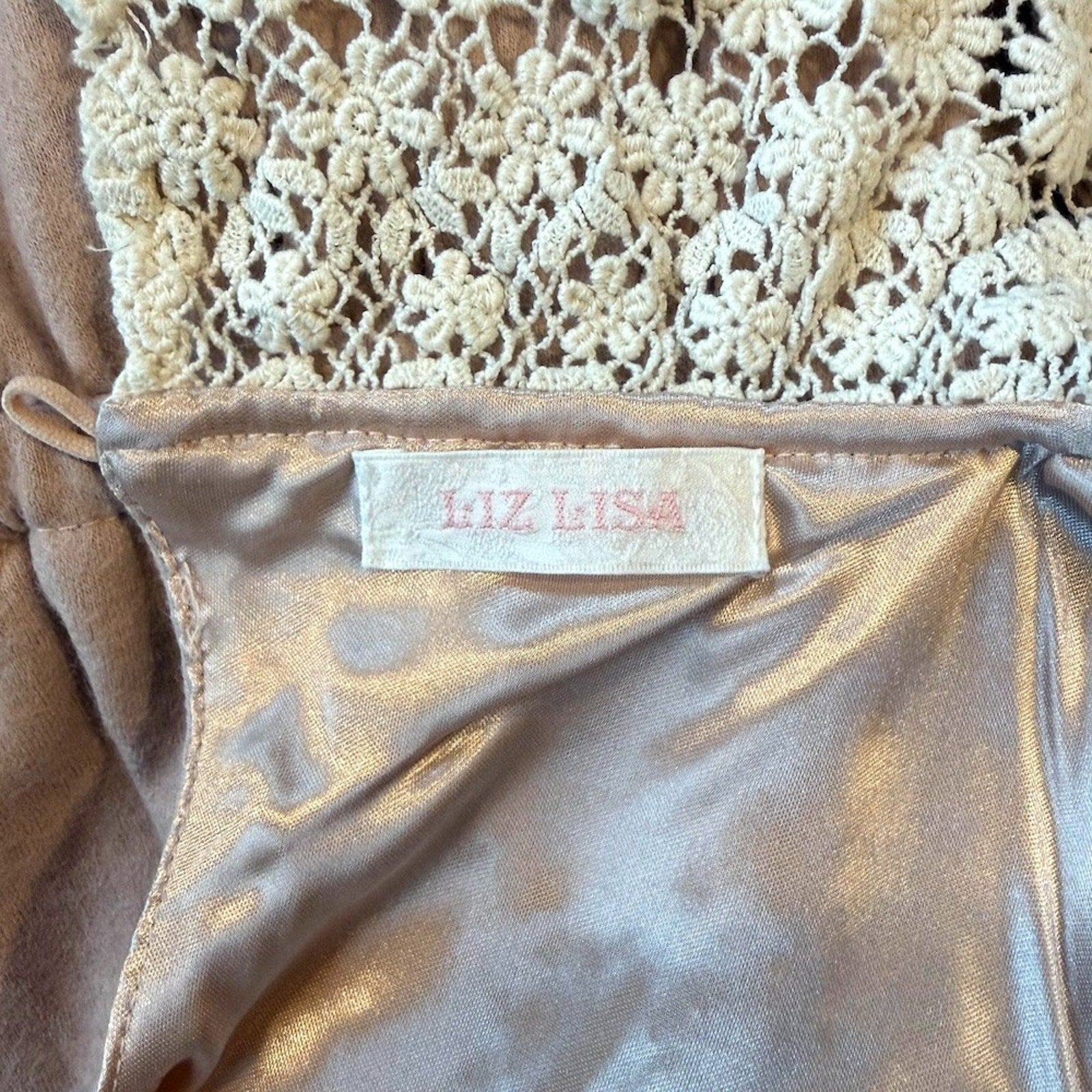 Liz Lisa J-Fashion Kawaii Jirai Gyaru Dollcore Pink White Lace Bow Tunic Dress S