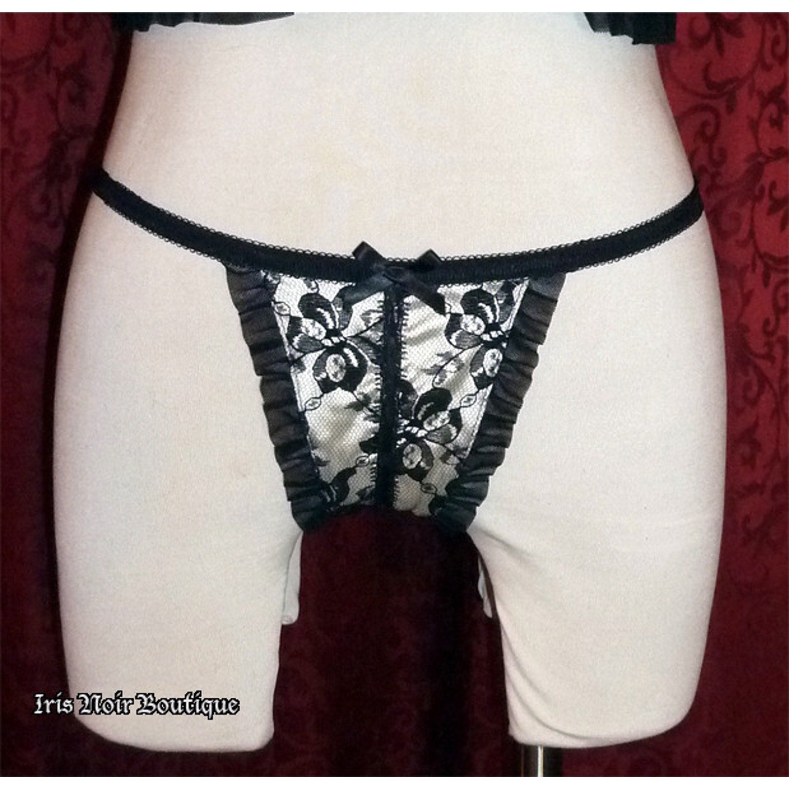 Lip Service Vaudeville Vamps Gothic Victorian Cosplay Ivory Thong
