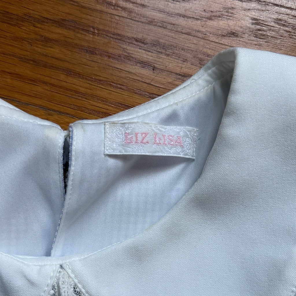 Liz Lisa J-Fashion Jirai Gyaru Dollcore Himekaji Blue Gingham Apron JSK Dress S