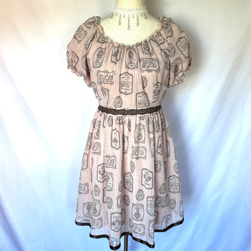 Axes Femme Poetique J-fashion Victorian Chocolat de Paris Pink Dress M