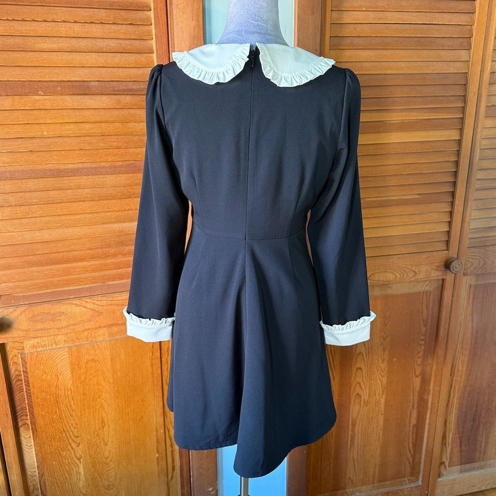 Ank Rouge J-fashion EGL Jirai Gyaru Wednesday Black Black & White Dress M