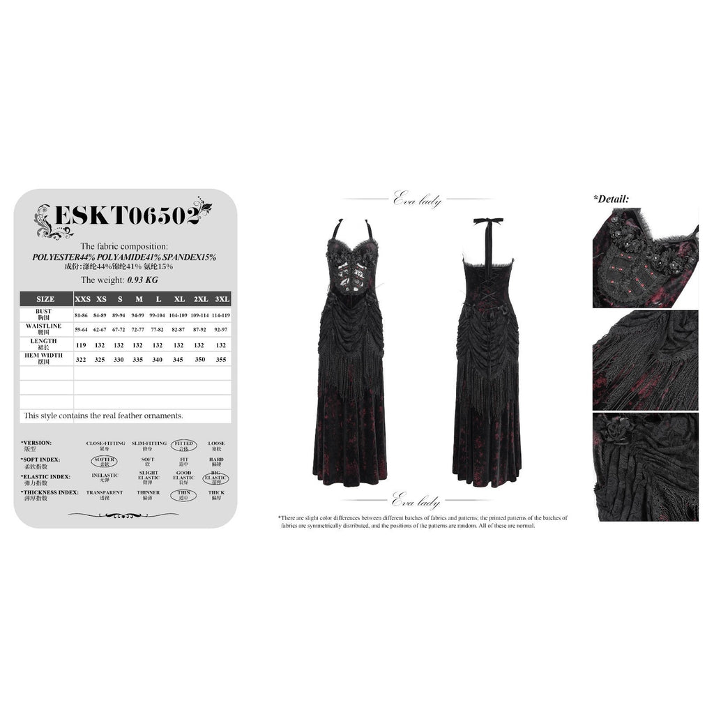 Devil Fashion Gothic Victorian Vampire Vkei Murderous Intents Velvet Dress