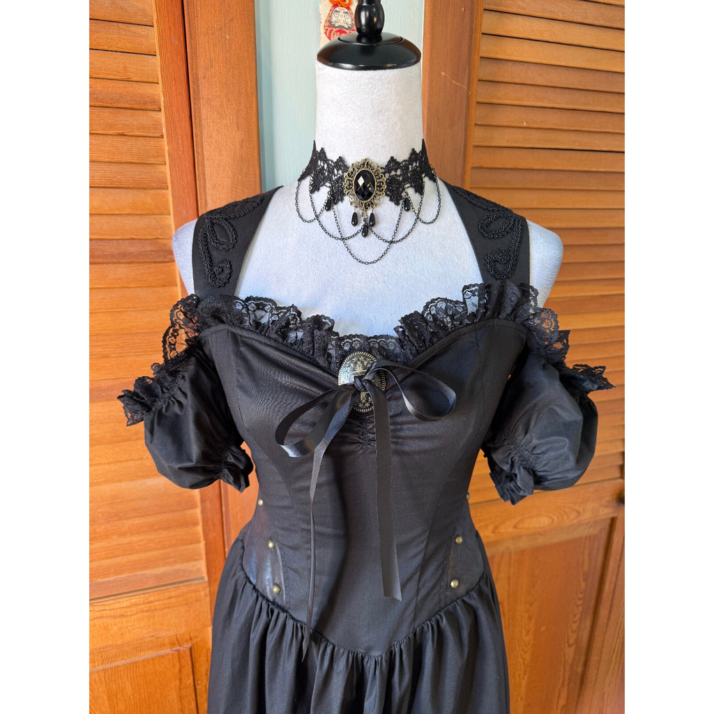 Vintage Lip Service Winchester Steampunk Victorian Gothic Lolita Fairy Dress XS