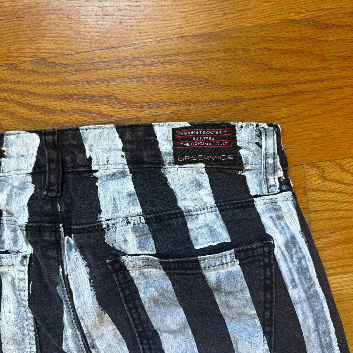 Vintage Lip Service Rare Goth Punk Steampunk Psycho Circus Y2K Pants 26