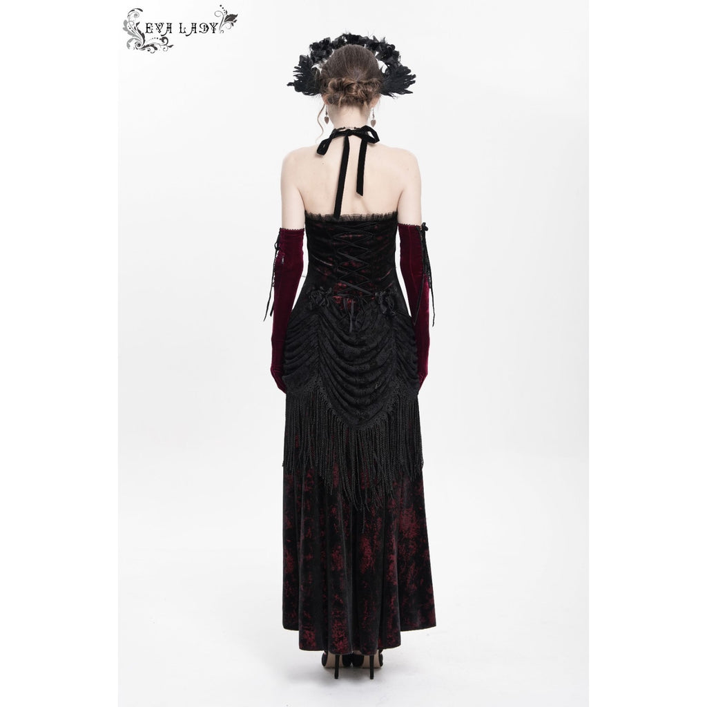 Devil Fashion Gothic Victorian Vampire Vkei Murderous Intents Velvet Dress
