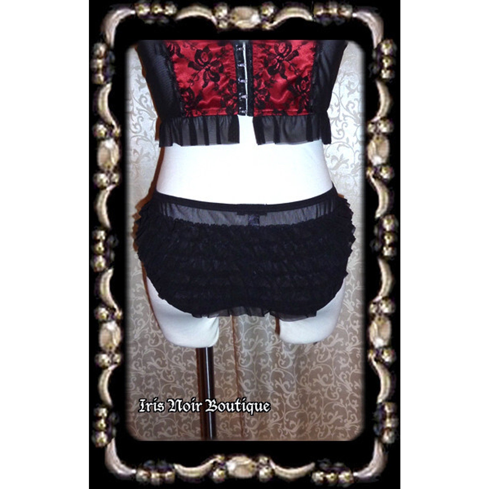 Lip Service Vaudeville Vamps Gothic Victorian Cosplay Ruffle Panties