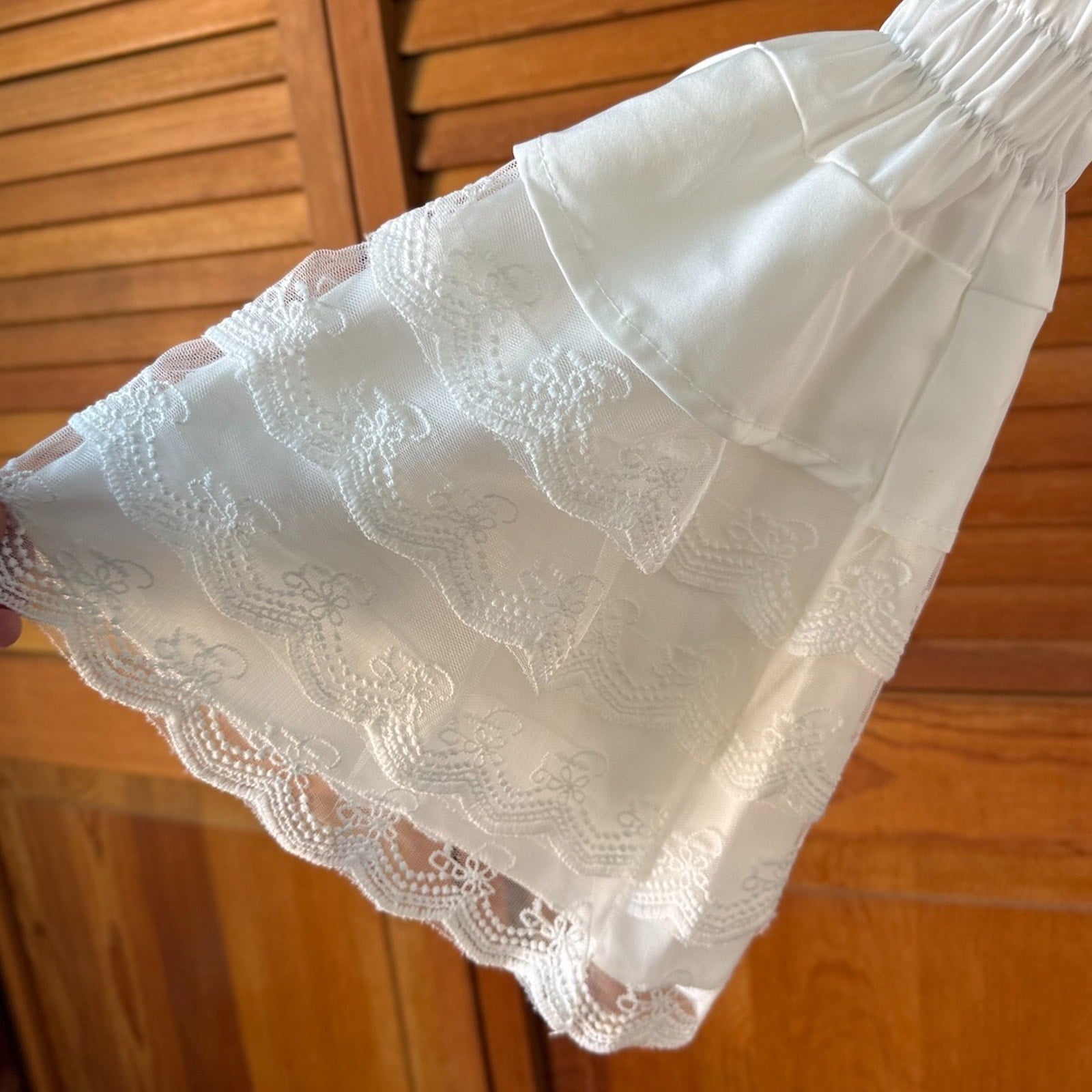 Sweet Lolita Alice in Wonderland Blue White JSK Shirt Petticoat Outfit Dress