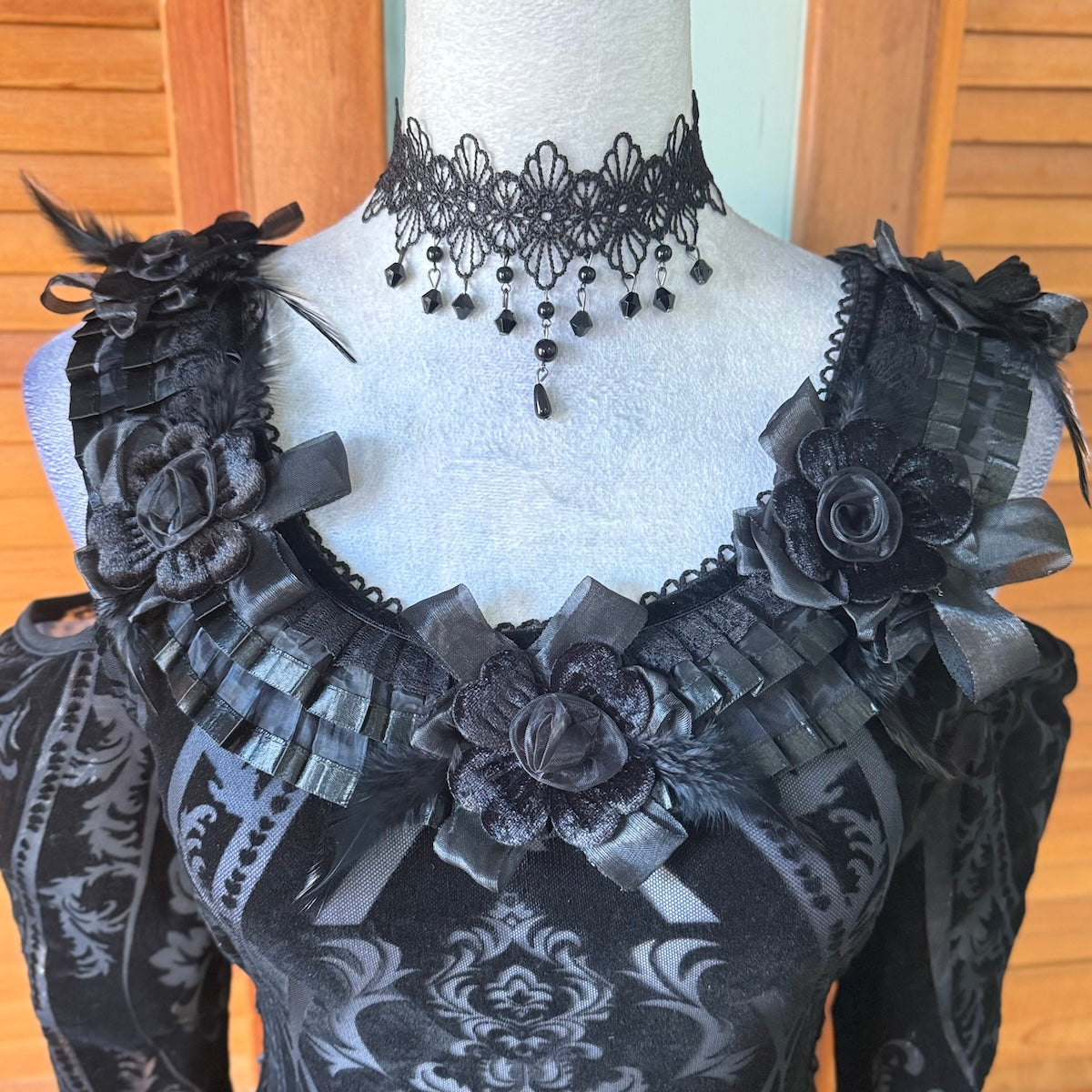 Devil Fashion Etherial Efflorescence Gothic Victorian Dark Fairycore Dress