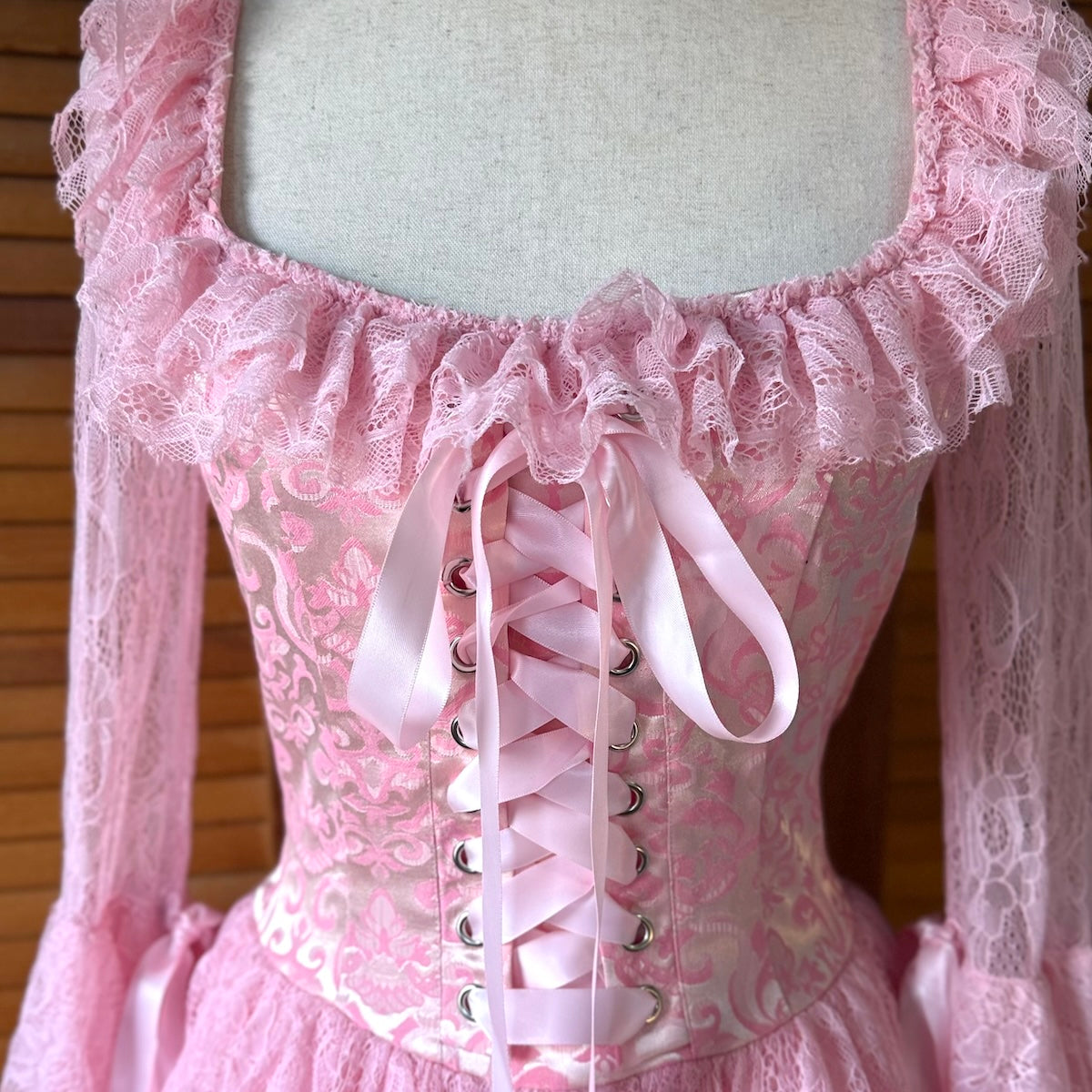 Dolls Kill Pastel Goth Victorian Marie Antoinette They'll Eat Cake Pink Dress