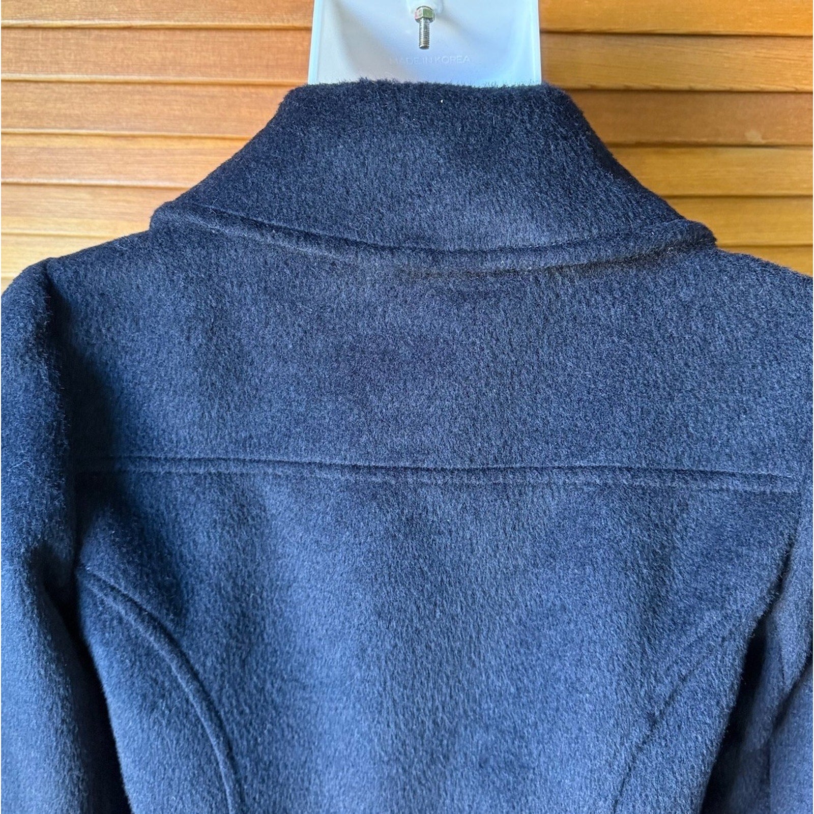 Liz Lisa J-Fashion Gyaru Kawaii EGL Dollcore Dark Blue Wool Blend Coat 0 XS