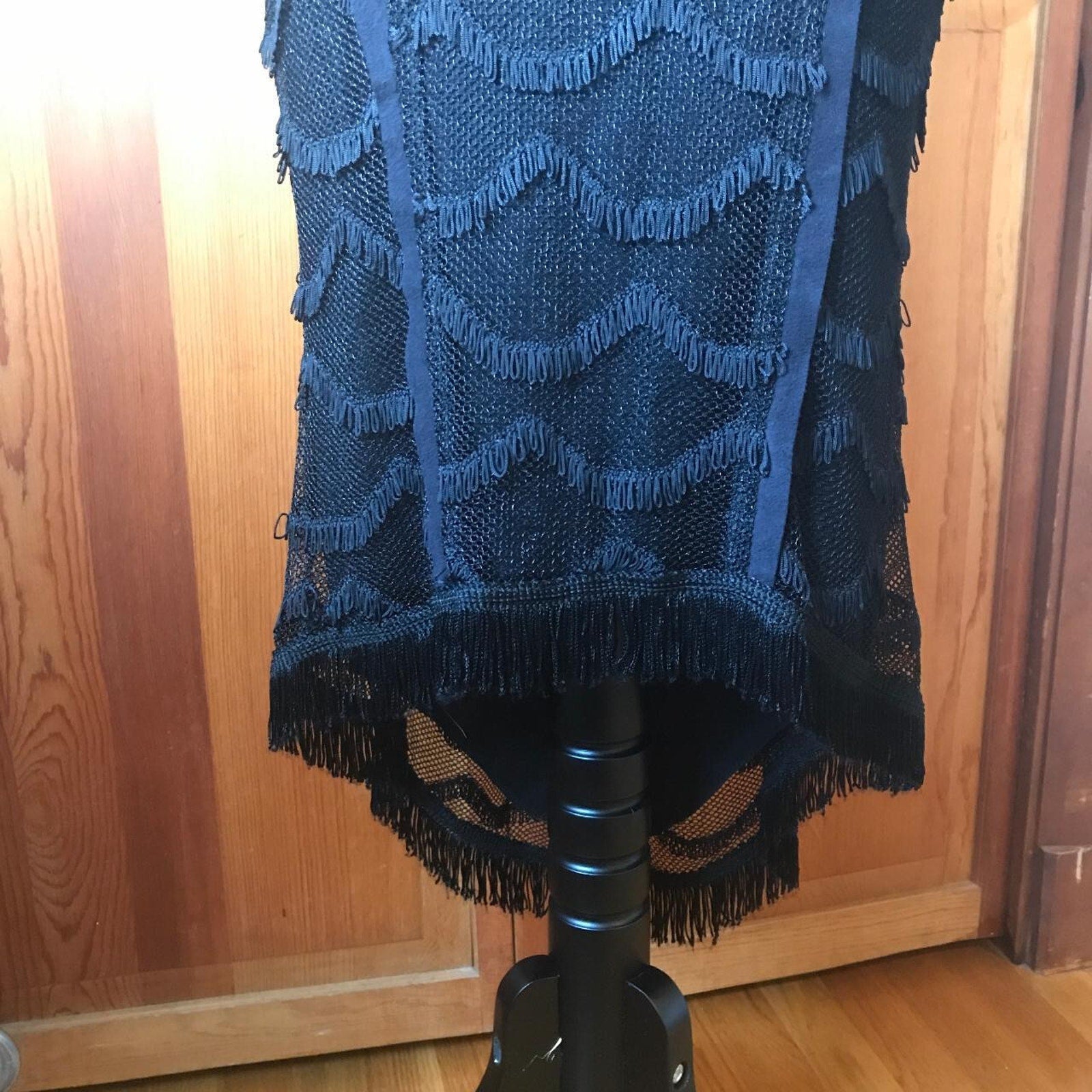 Lip Service Vintage On The Fringe Gothic Victorian Tassel Fishtail Skirt S