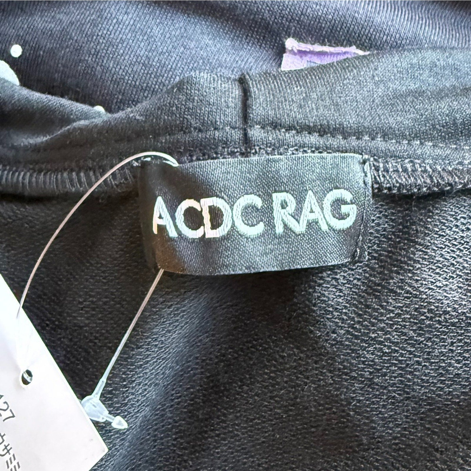 ACDC Rag Lolita EGL Goth Punk Emo Mad Death Rabbit Black & Red Hoodie Bunny Ears