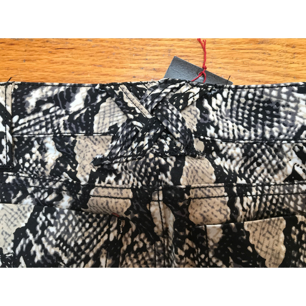 Tripp NYC Snakeskin Animal Print Narrow Leg Punk Goth Pants