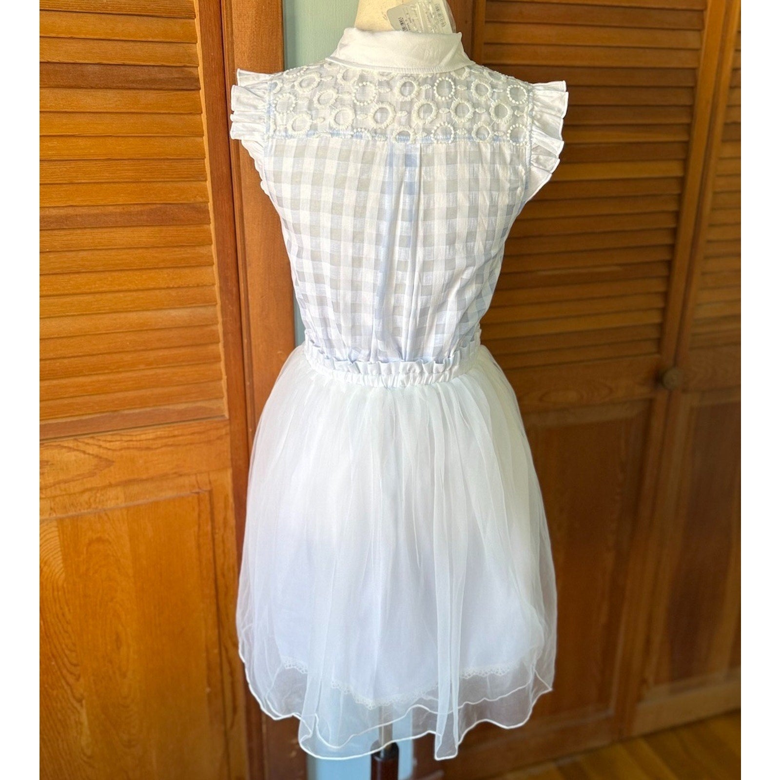 Liz Lisa J-fashion Lolita Jirai Gyaru Dollcore Mermaidcore White Shell Dress XS