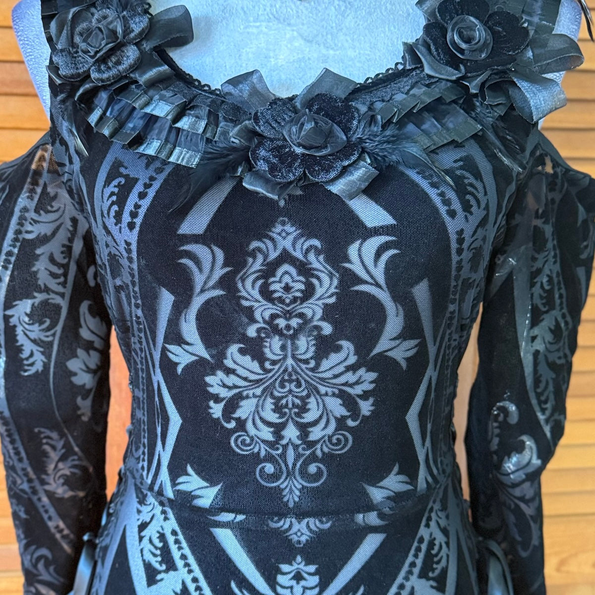 Devil Fashion Etherial Efflorescence Gothic Victorian Dark Fairycore Dress