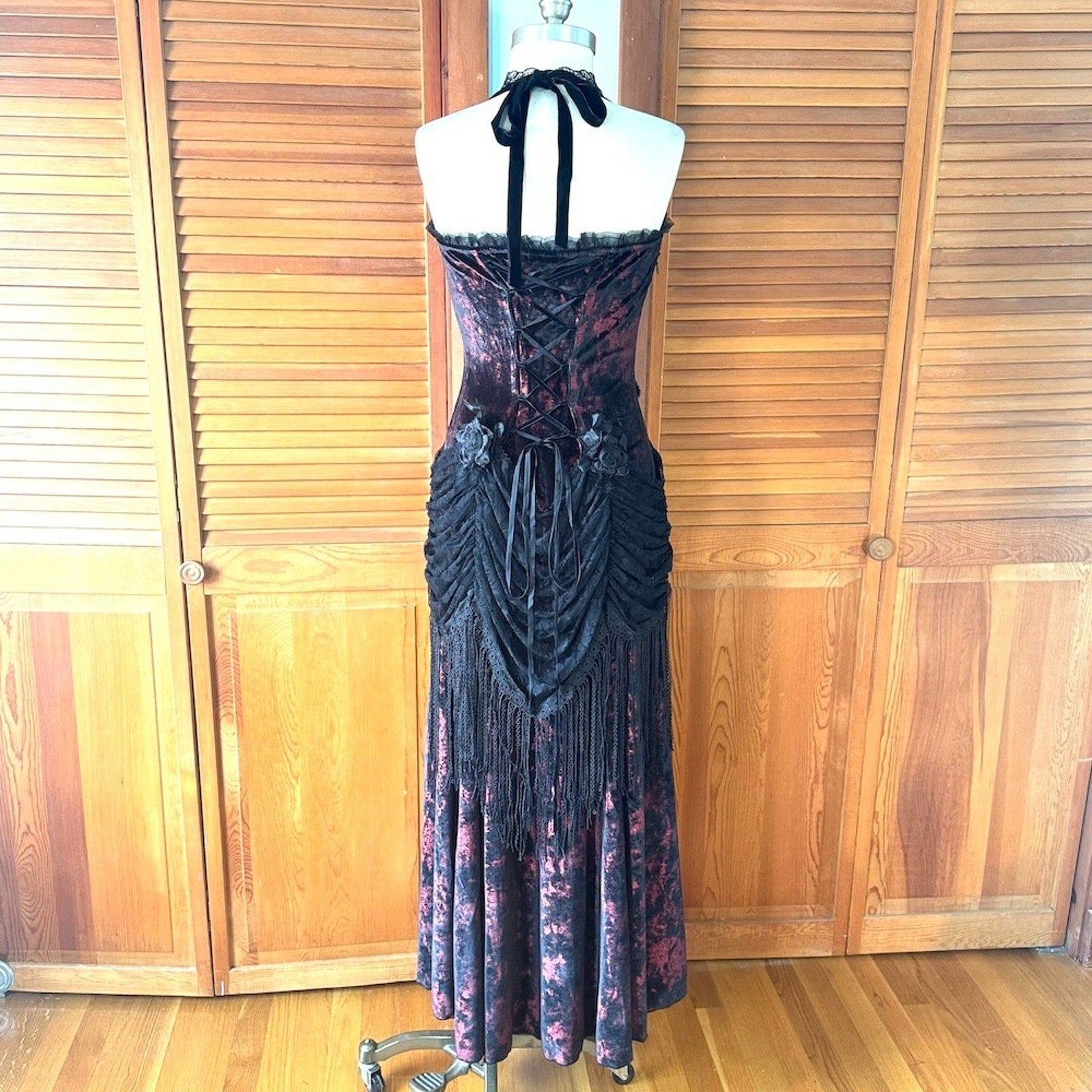 Devil Fashion Gothic Victorian Vampire Vkei Murderous Intents Velvet Dress