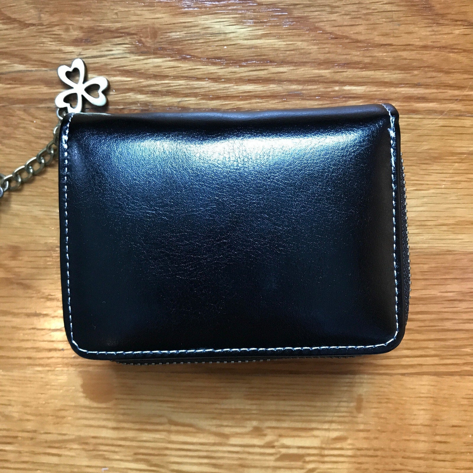 Goth Punk Lolita Visual Kei Steampunk Victorian Cross Zip Up Card Holder Wallet