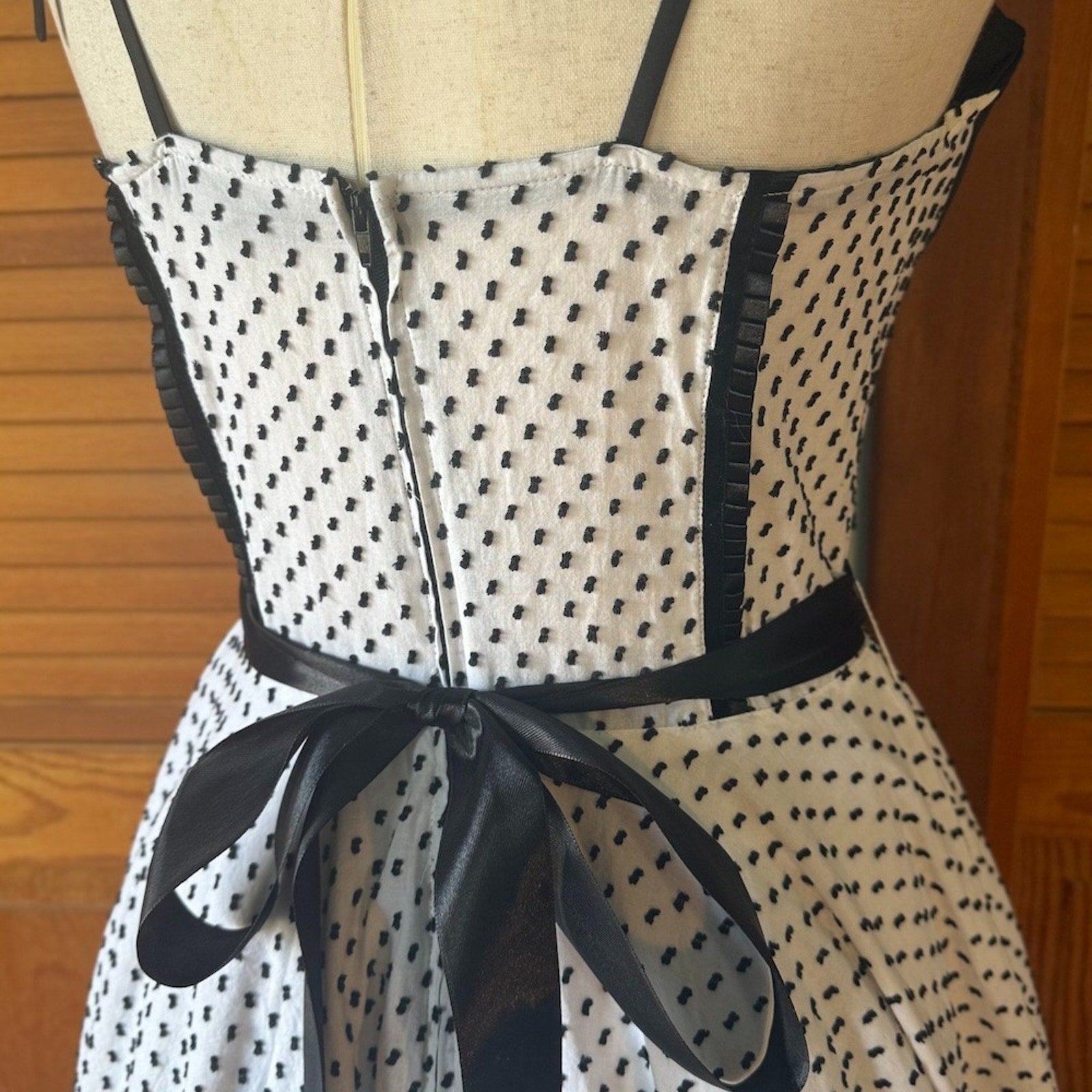 Vintage Lip Service Devil Dolls III Goth Pinup Girl Retro Dolly White Dress M-L