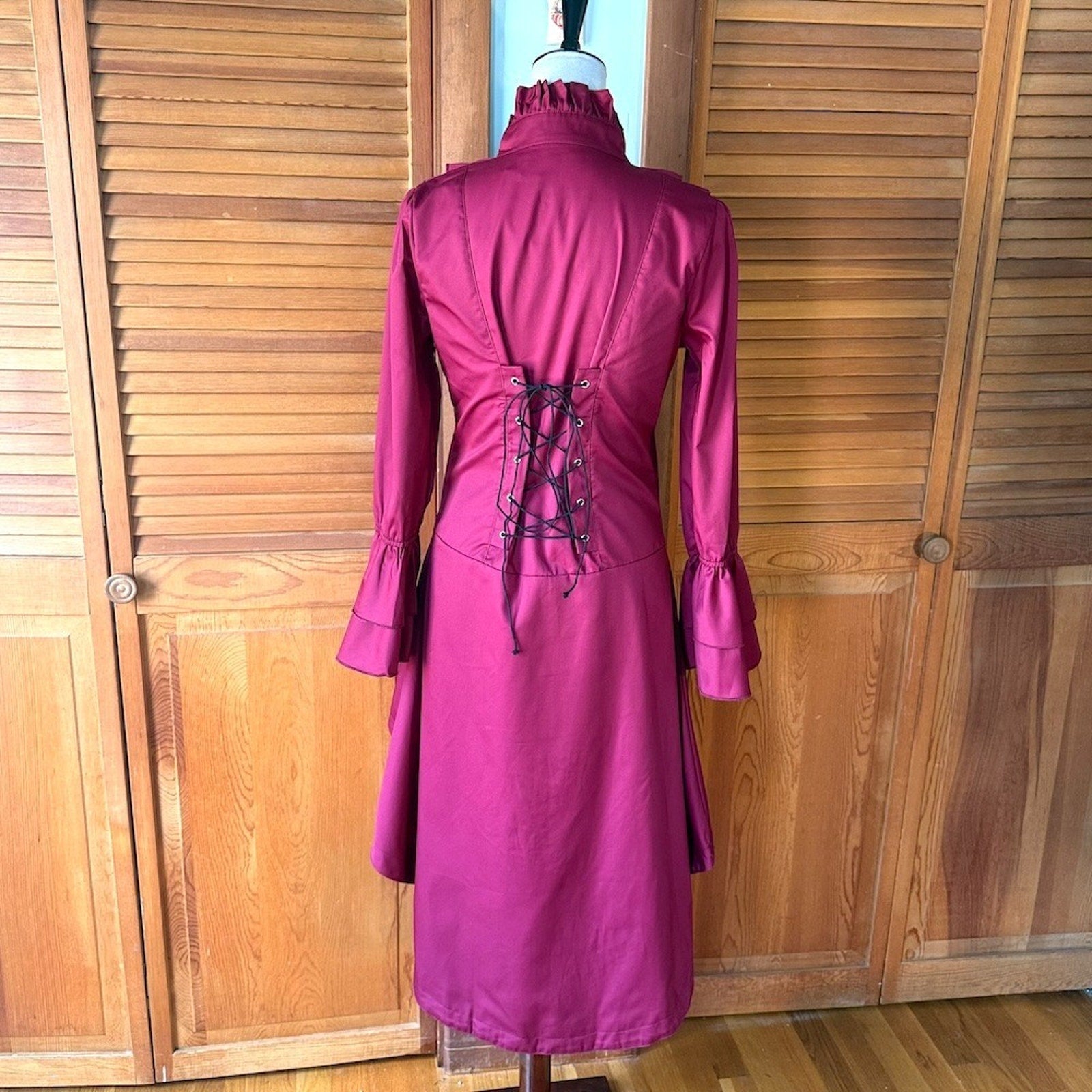 ACDC Rag Gothic Lolita EGL Victorian Vampire Aristocrat Wine Jacket Shirt OS