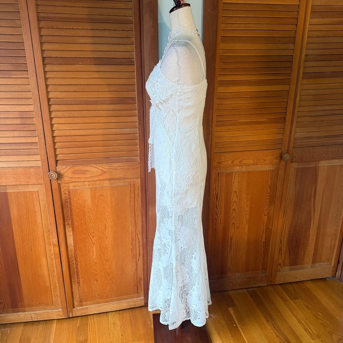 Dark in Love Gothic Victorian Romantic Cottagecore White Mermaid Angel Dress