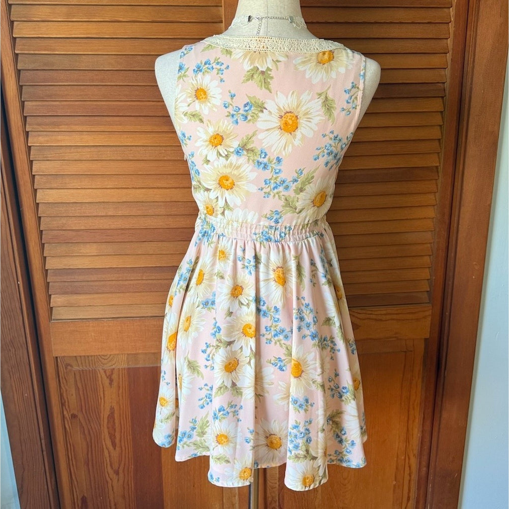 Liz Lisa J-fashion Jirai Kei Gyaru Harajuku Pink Daisies Summer Dress XS