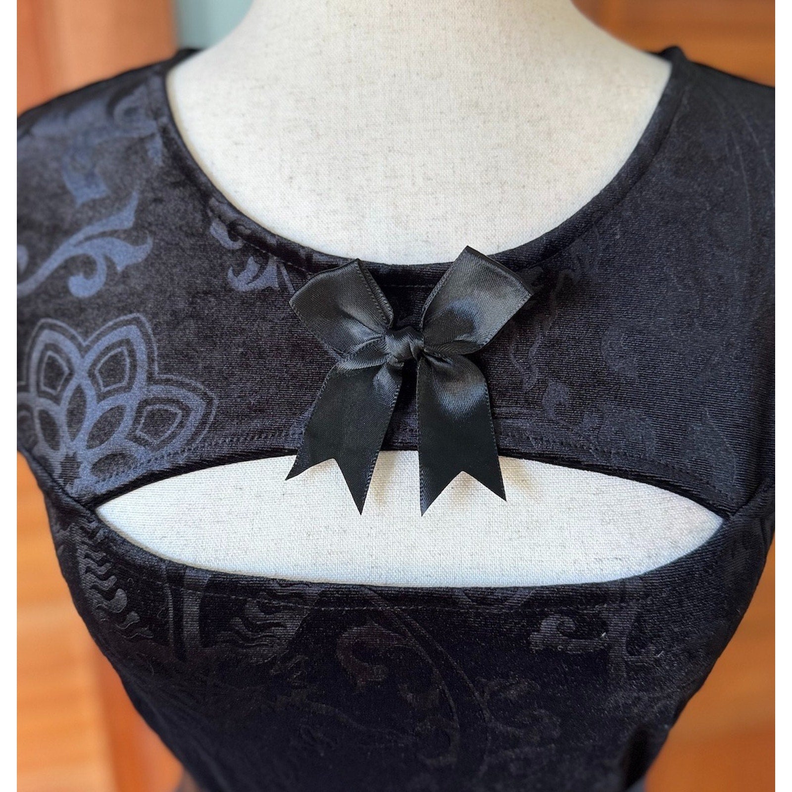 Killstar Gothic Lolita Punk Witch Halloween Black Velvet Blasphemia Dress XS