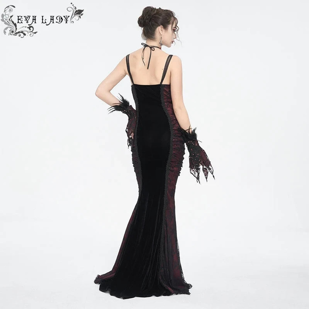 Devil Fashion Gothic Victorian Vampire Bloody Garden of Delight Gown Dress