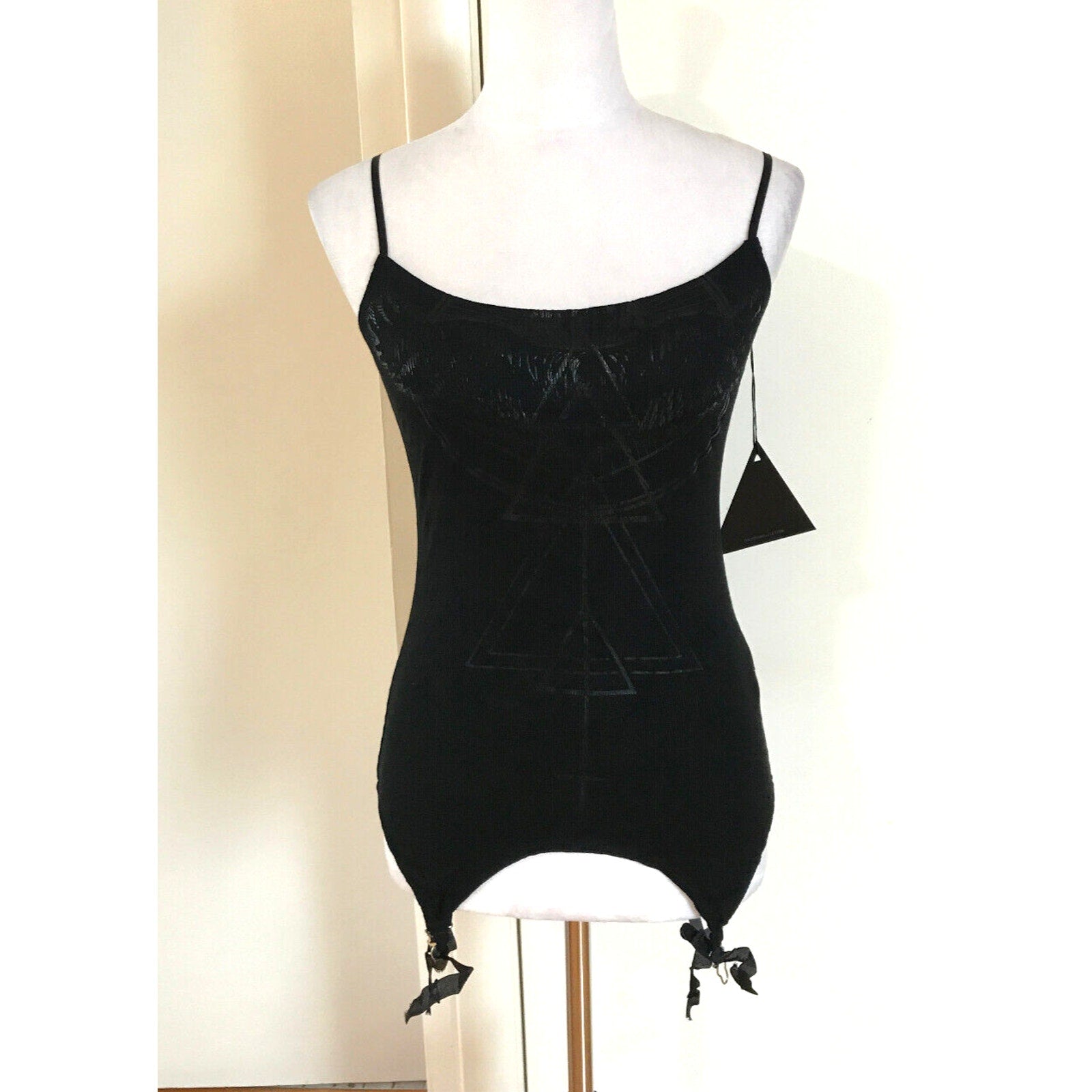 Vintage Lip Service Rare Cyber Goth Industrial Garter Tank Top
