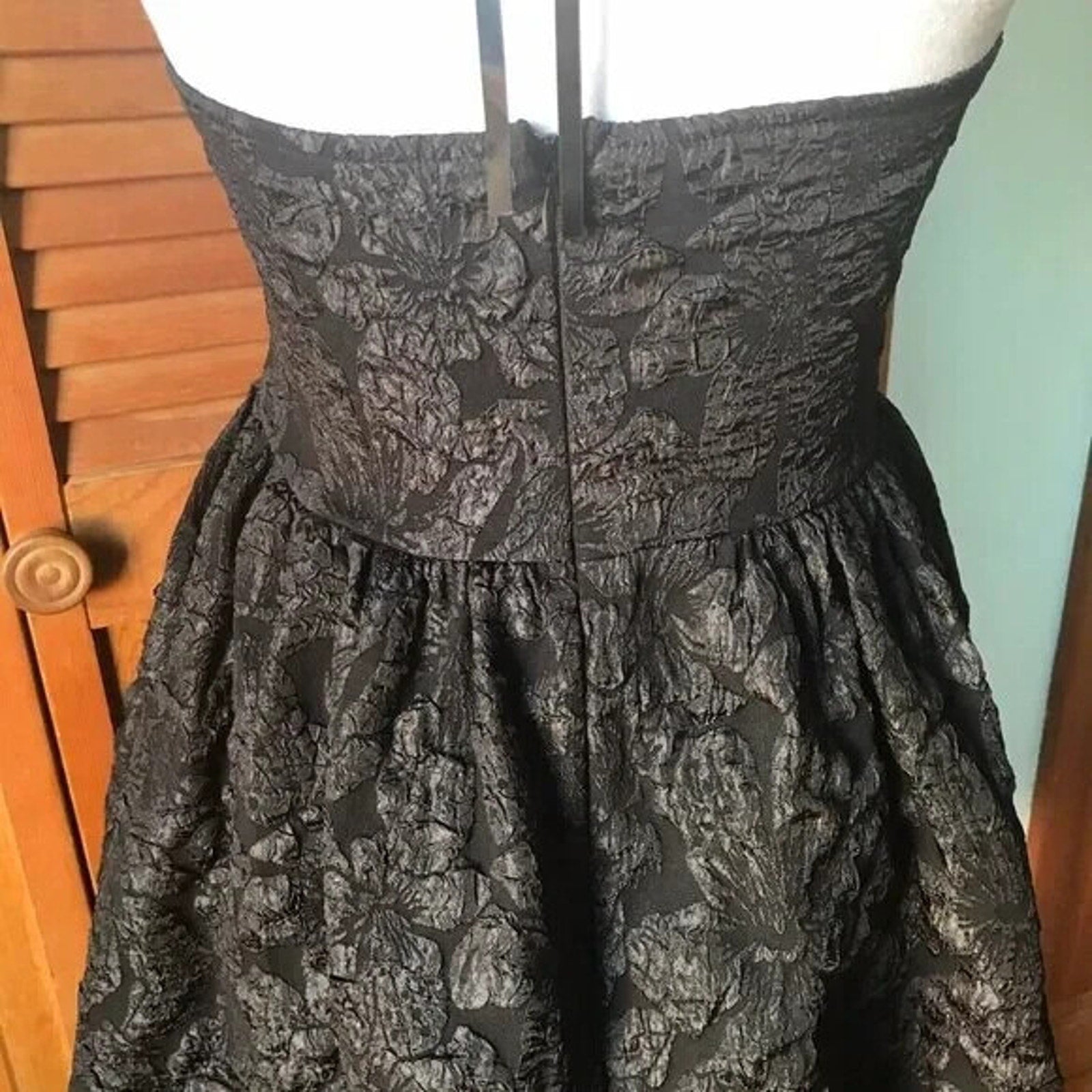 Gothic Lolita EGL Dark Fairycore Visual Kei Black Cross Lace Choker Mini Dress
