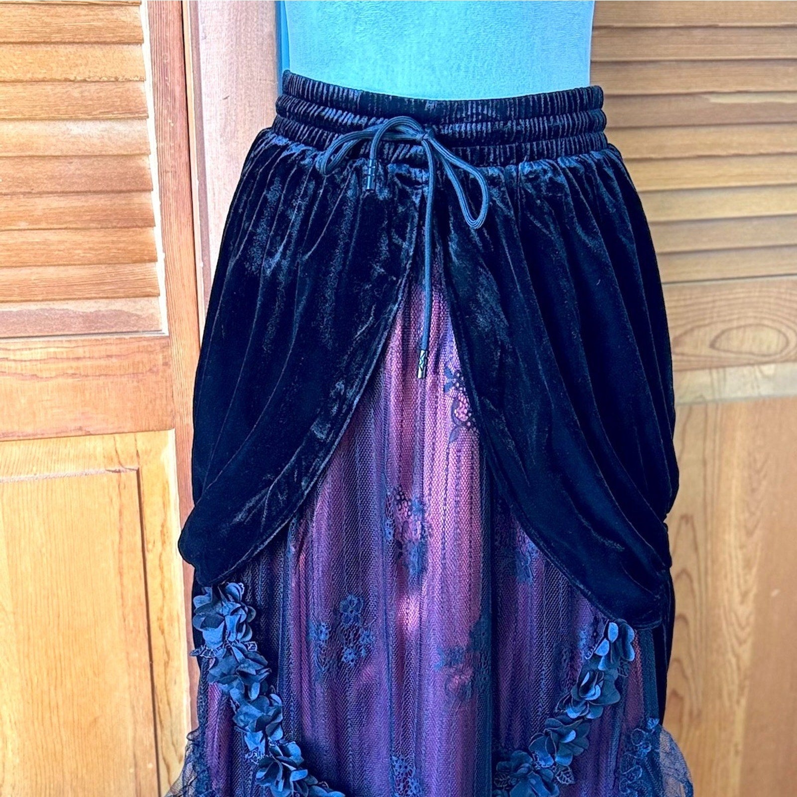 Dark in Love Gothic Victorian Vampire Vkei Dark Fairycore Long Skirt XS-XL