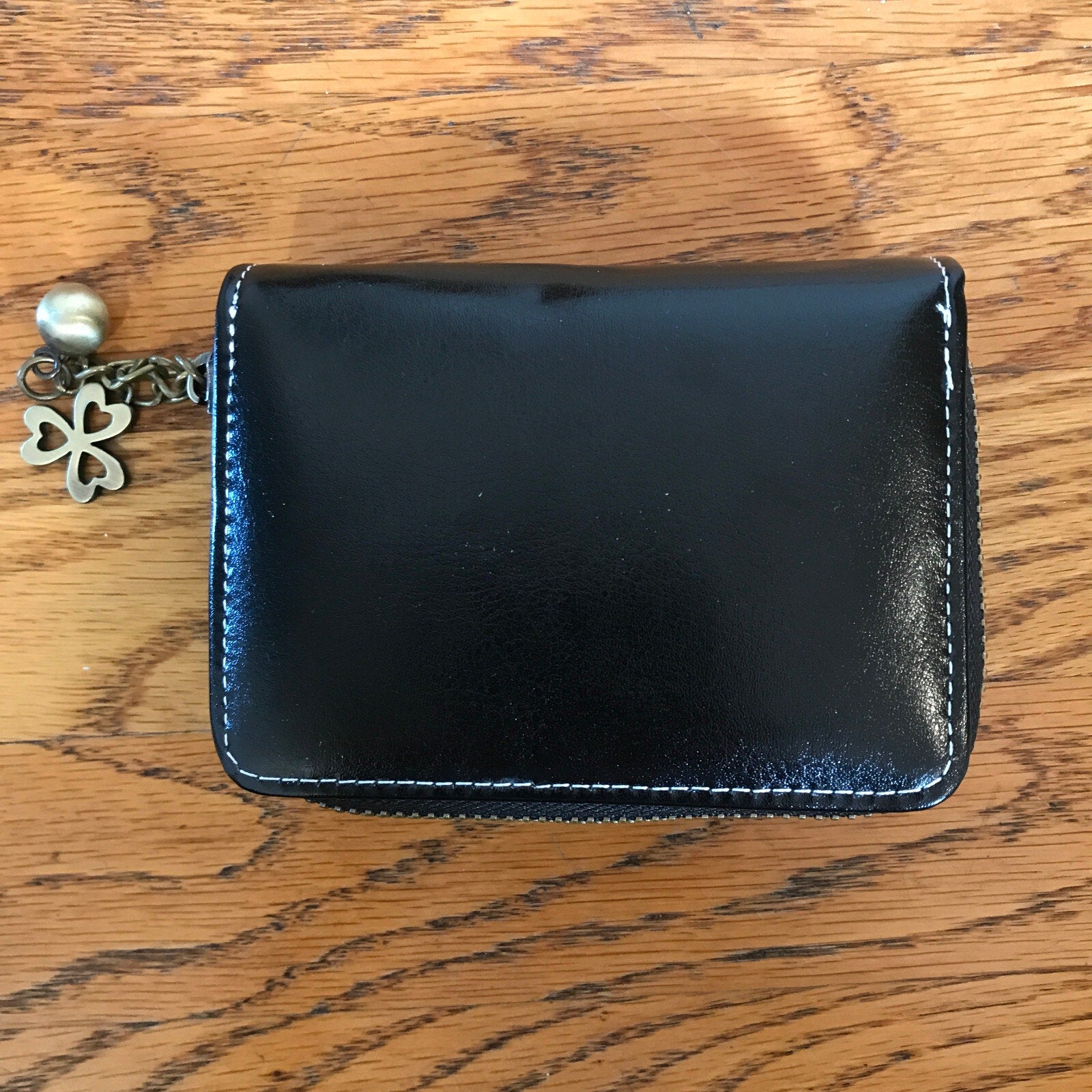 Goth Punk Lolita Visual Kei Steampunk Victorian Cross Zip Up Card Holder Wallet