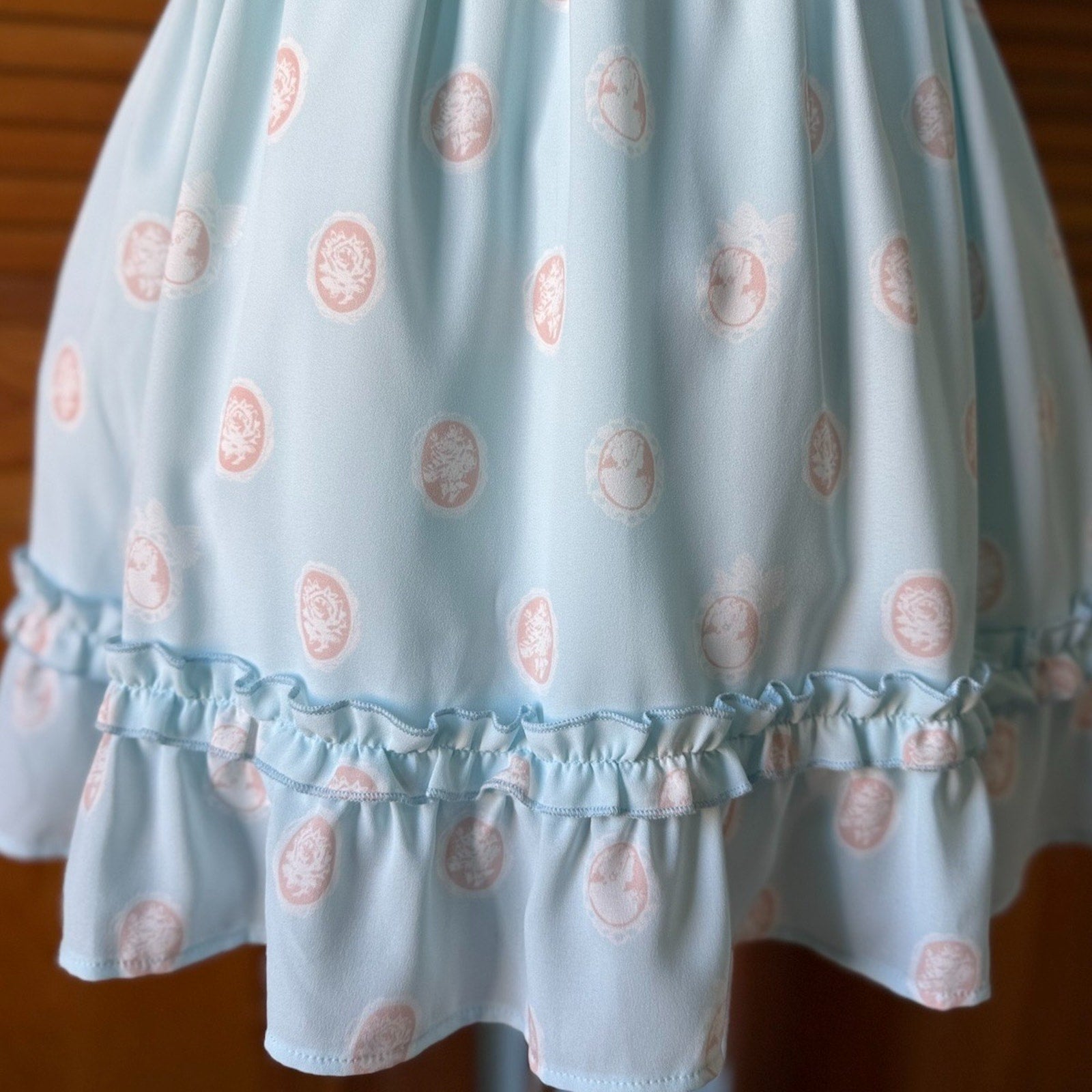 Liz Lisa Penderie Lolita Victorian Himekaji Jirai Dollcore Blue Cameo Dress S