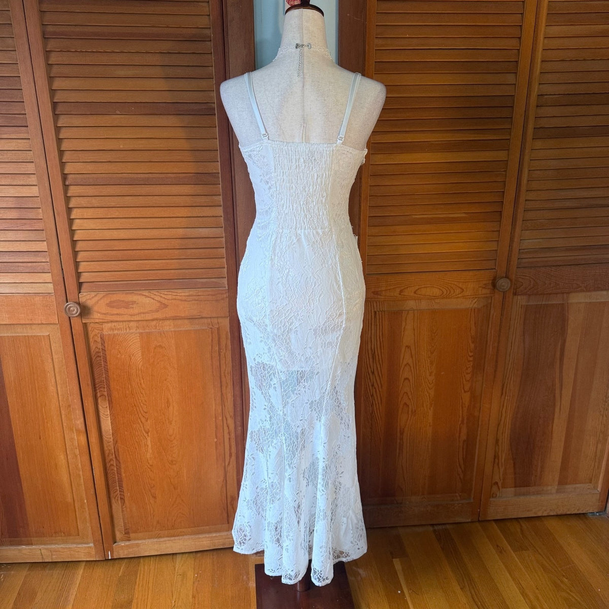 Dark in Love Gothic Victorian Romantic Cottagecore White Mermaid Angel Dress