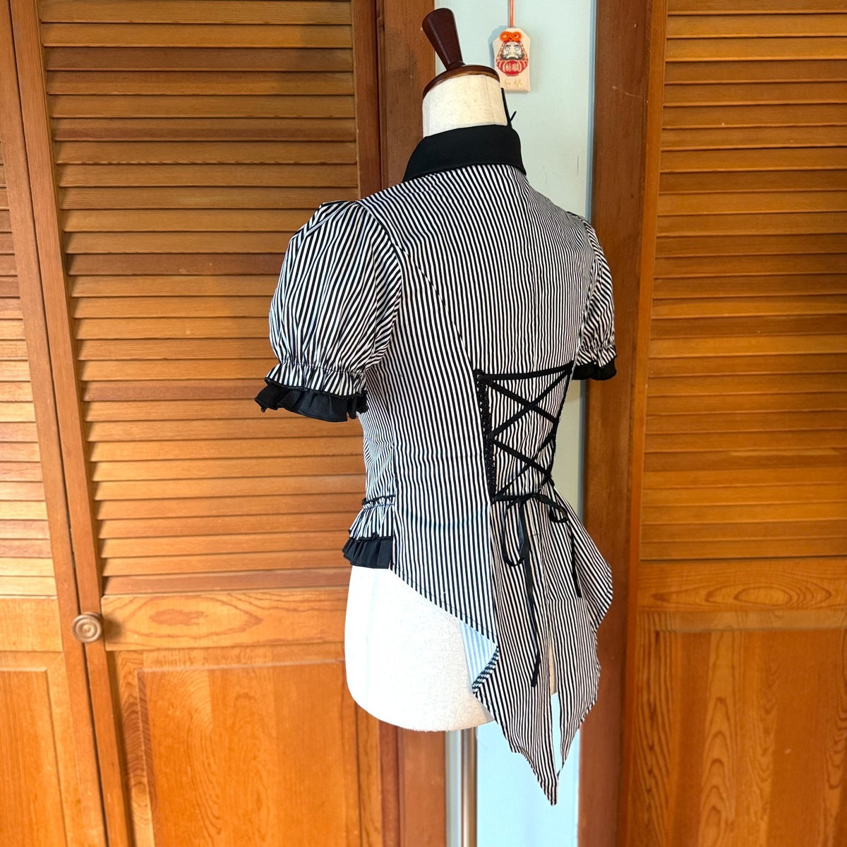 Dark In Love Gothic Lolita Victorian EGL Vkei Steampunk Jabot Shirt Blouse