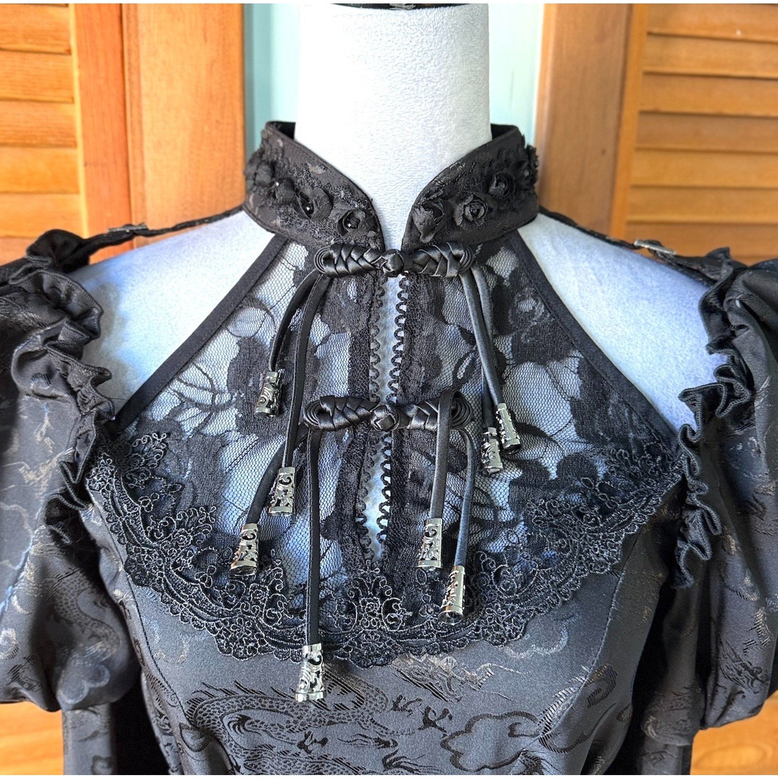 Devil Fashion Gothic Victorian Vkei Witchcore Dragon Mistress Pixie Hem Dress