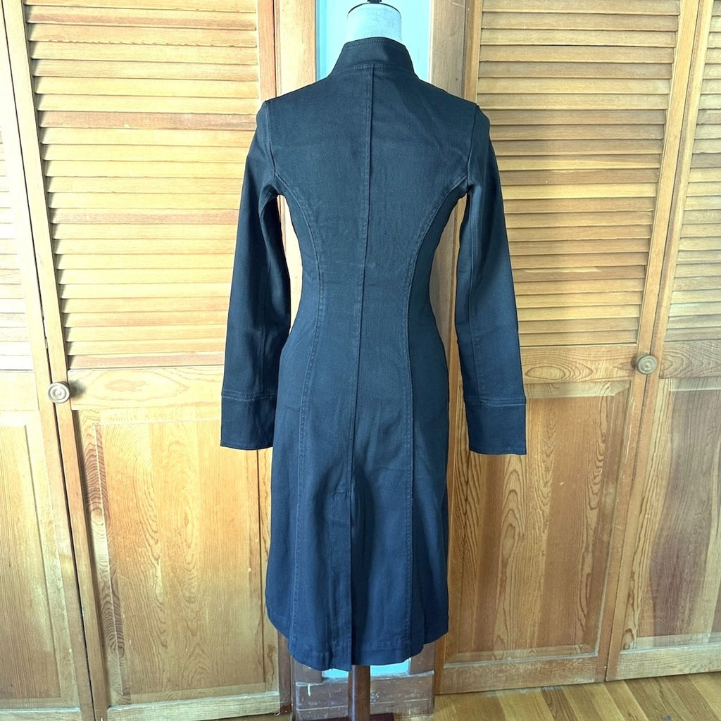 Tripp NYC Goth Punk Steampunk Victorian Vampire Vkei Military Y2K Long Jacket XS