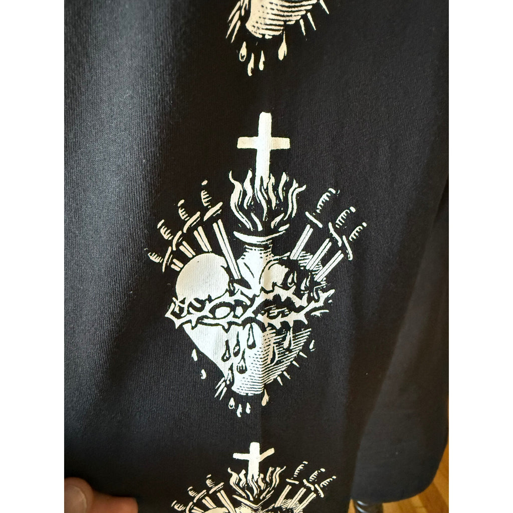 Dolls Kill Gothic Punk Victorian Fallen Angel Unisex Long Sleeve Tee Mini Dress