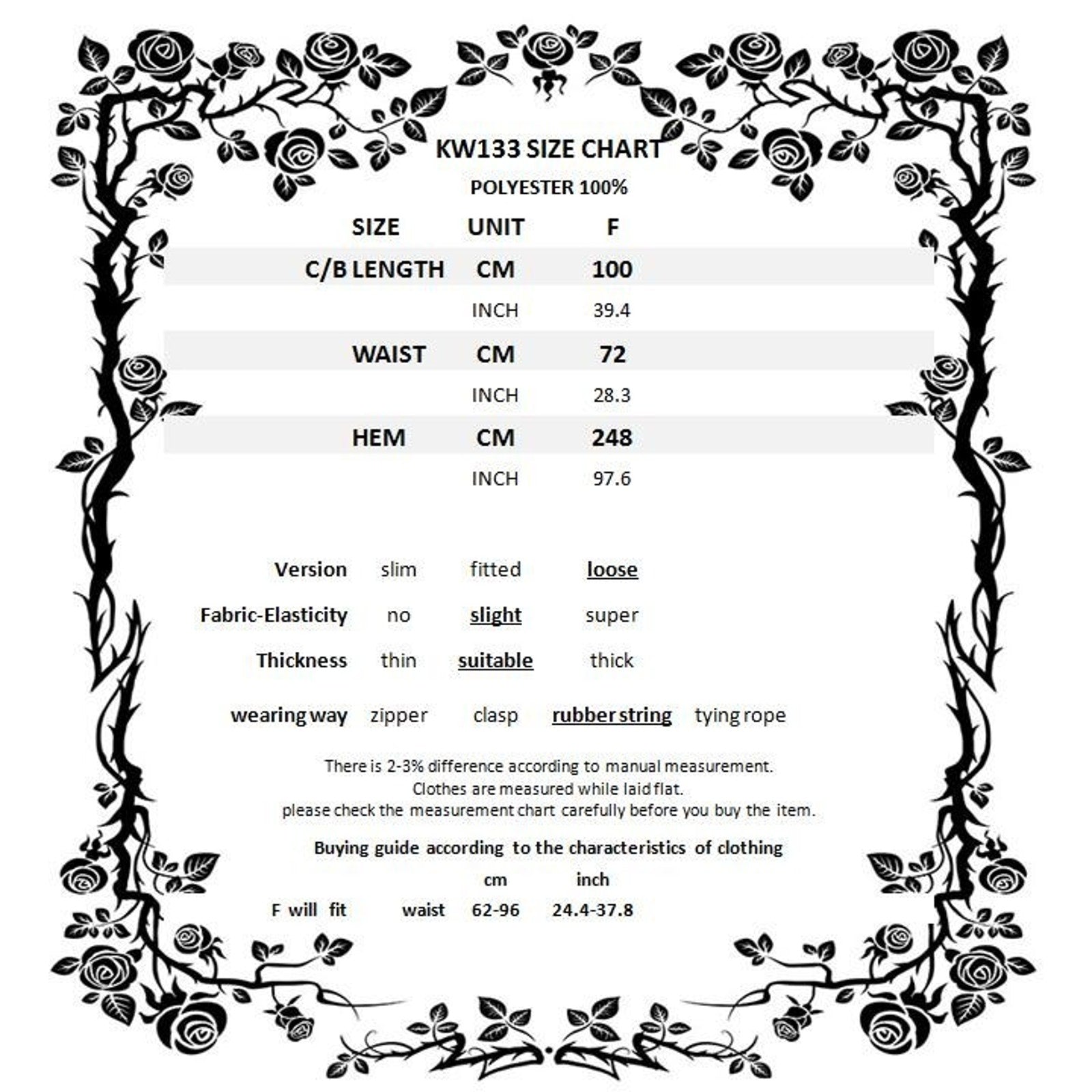 Dark in Love Gothic Victorian Vampire Vkei Dark Fairycore Long Skirt XS-XL