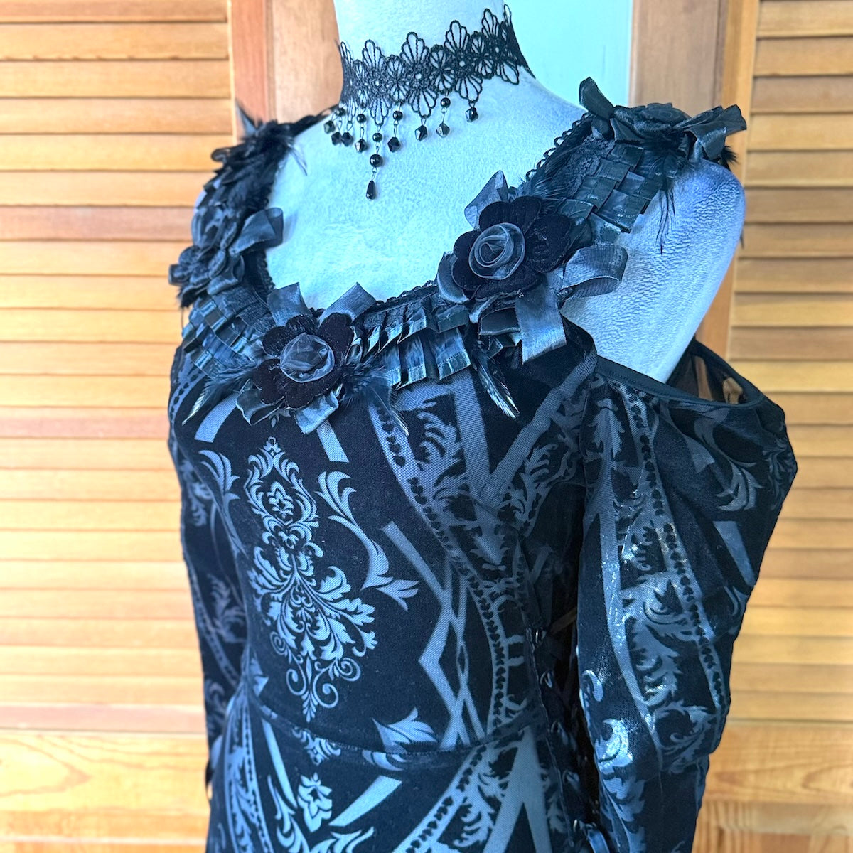 Devil Fashion Etherial Efflorescence Gothic Victorian Dark Fairycore Dress