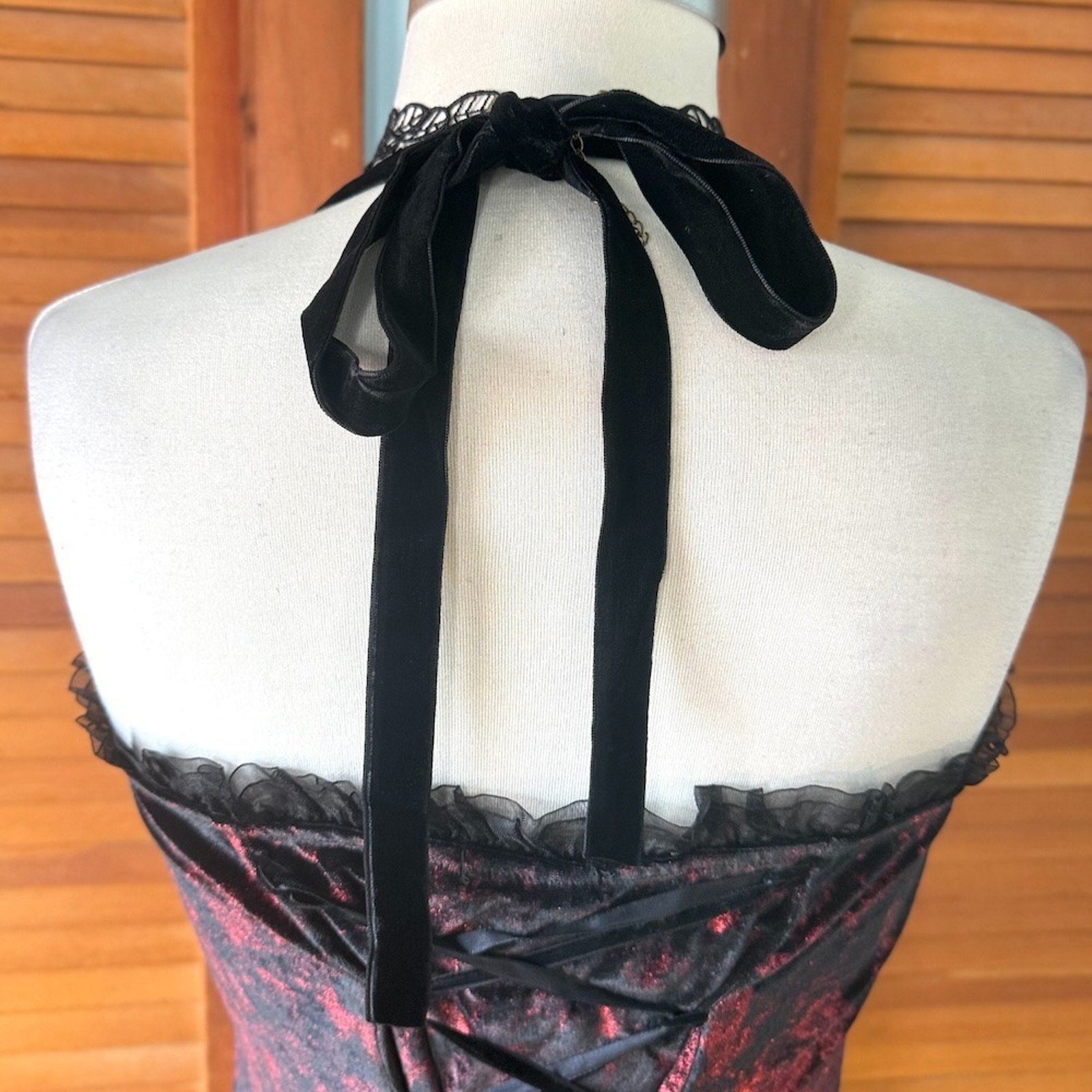 Devil Fashion Gothic Victorian Vampire Vkei Murderous Intents Velvet Dress