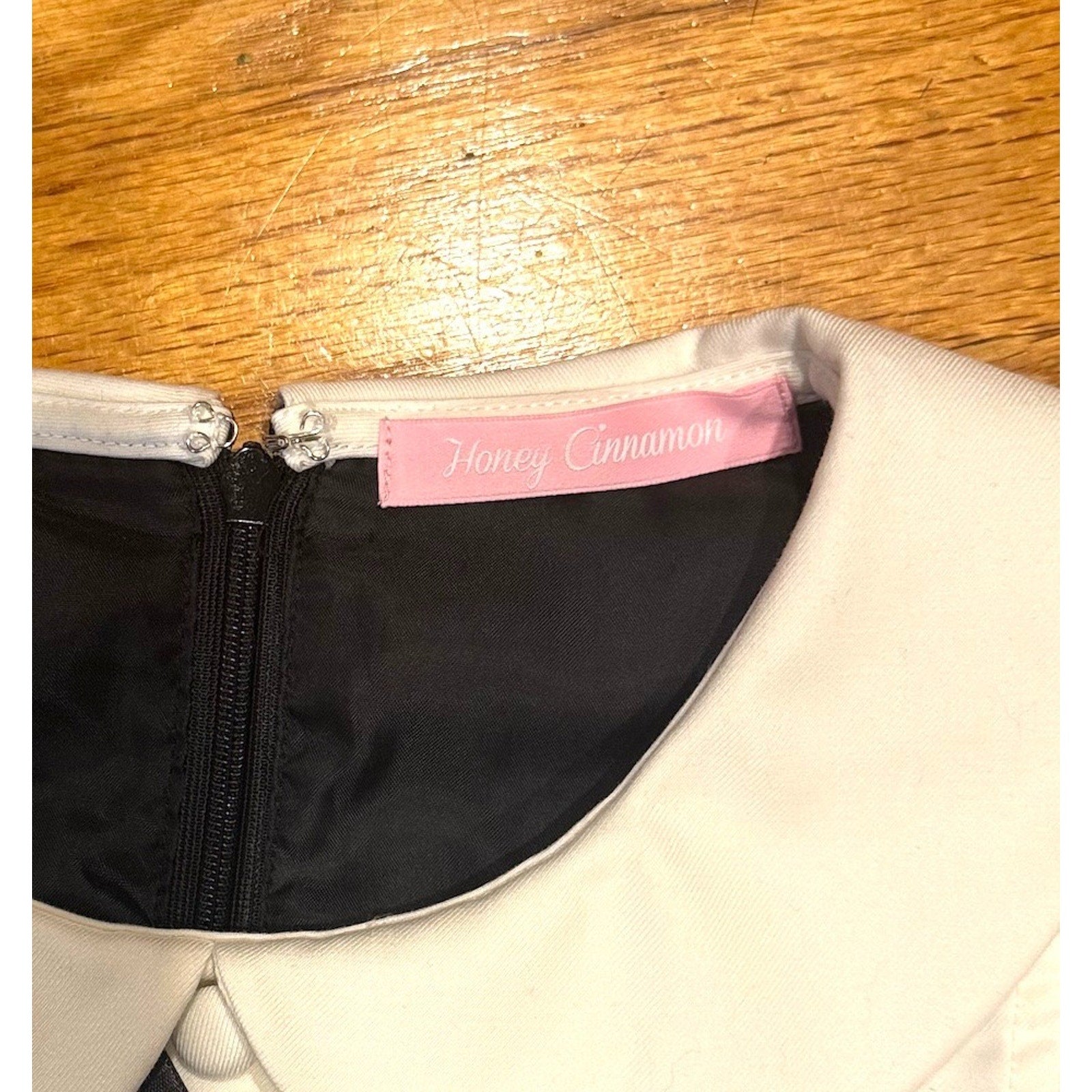 Honey Cinnamon J-fashion Jirai Gyaru Dollcore Black & White Plaid Dress M