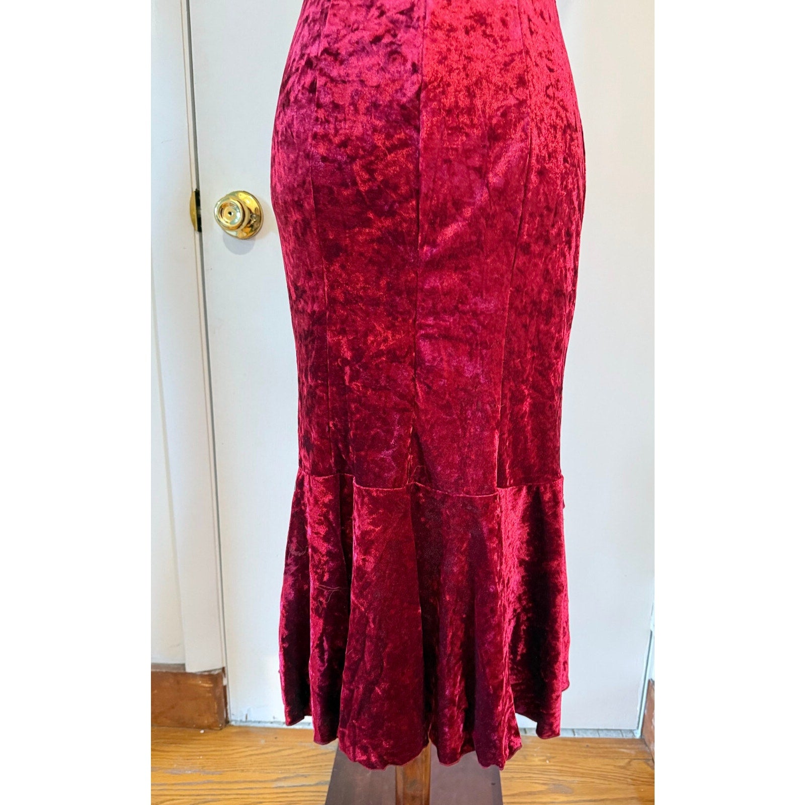 Gothic Victorian Vampire Bites & Roses Blood Red Velvet Dress