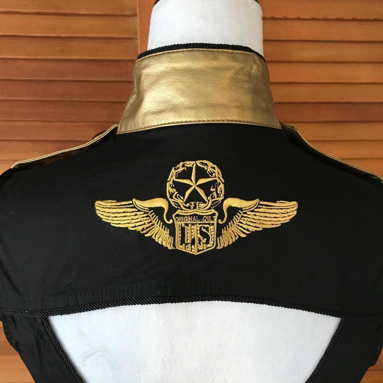 Vintage Lip Service Goth Punk Steampunk Military Cosplay Garter Tunic Dress
