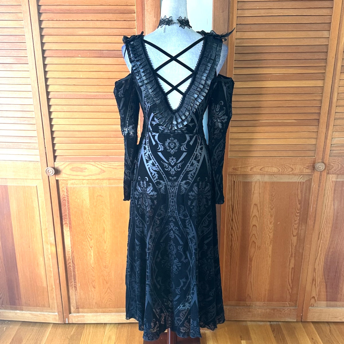 Devil Fashion Etherial Efflorescence Gothic Victorian Dark Fairycore Dress