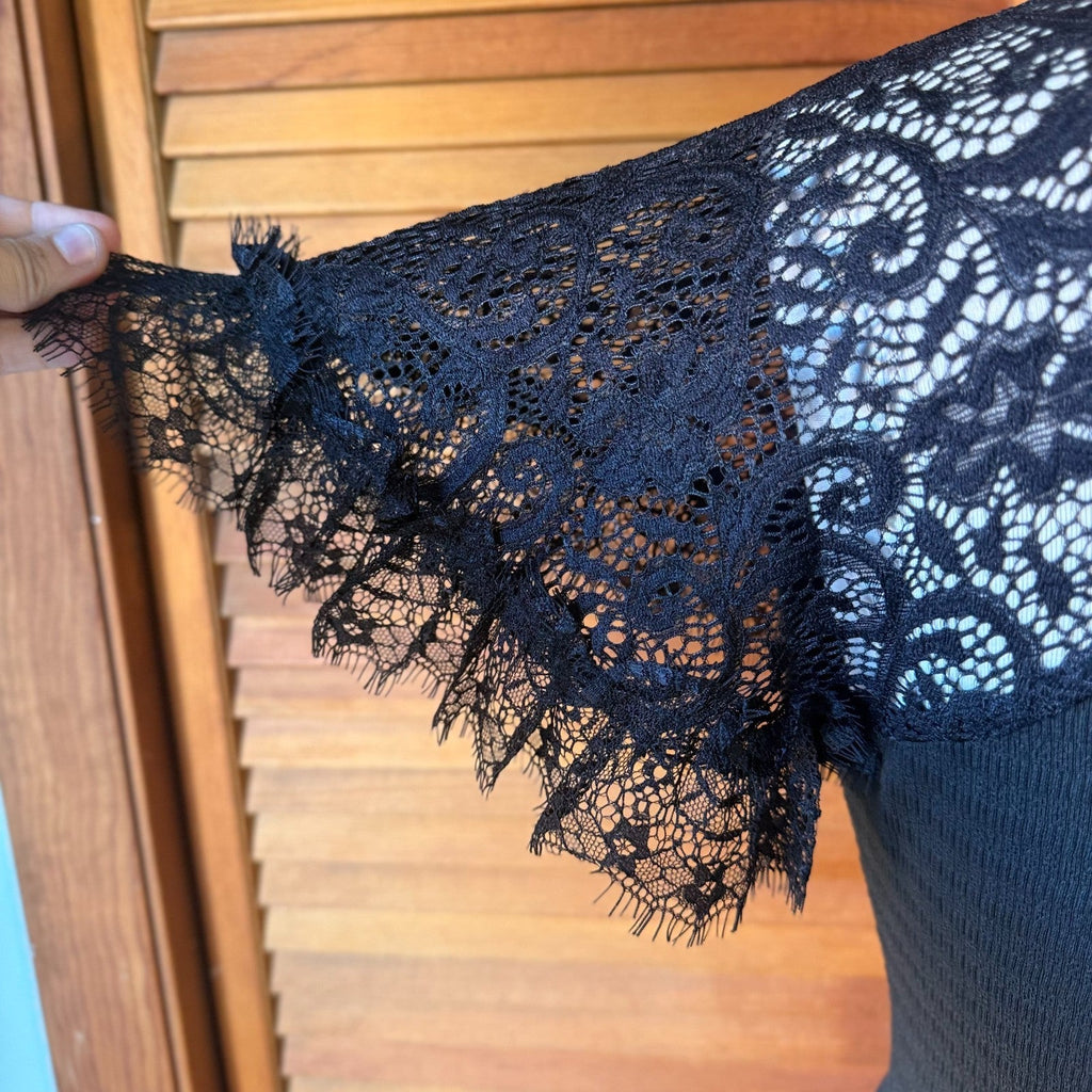 Devil Fashion Gothic Victorian Dark Cottage Black Birds of a Feather Soft Top