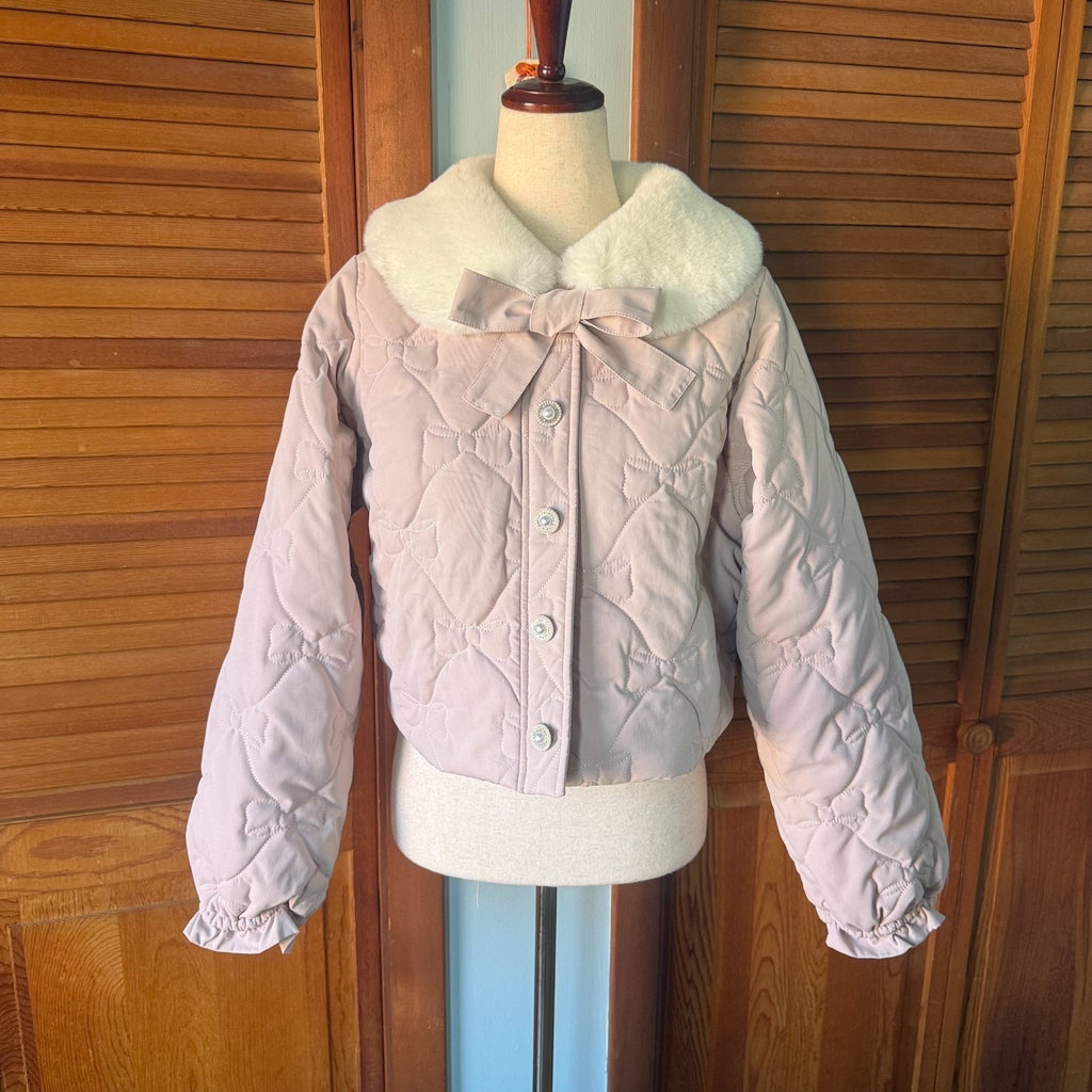 J-fashion Honey Cinnamon Jirai Kei Kawaii Dollcore Himekaji Pink Jacket OS M
